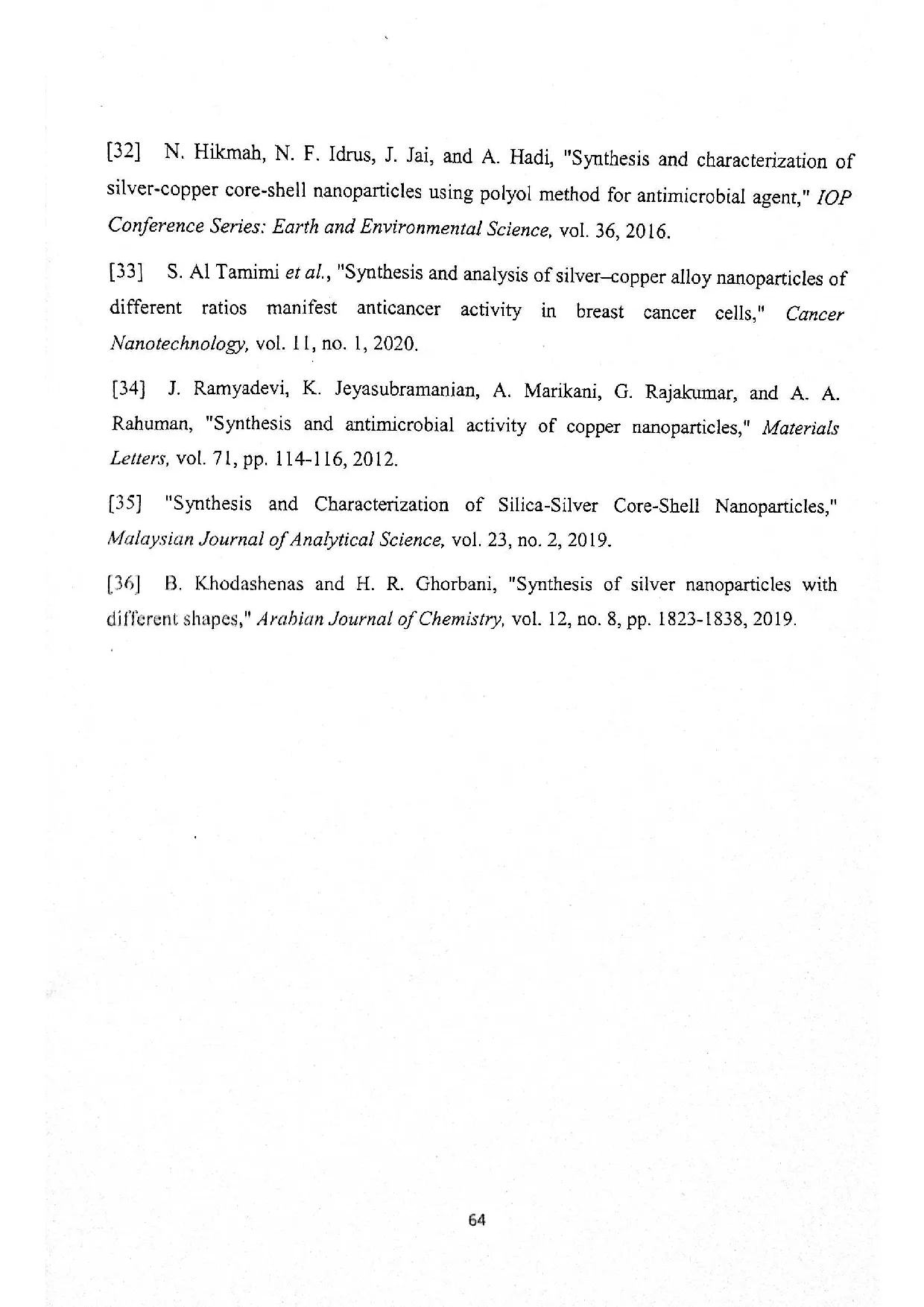 Đồ án tốt nghiệp - Nghiện cứu chế tạo vật liệu Nanocomposite Ag-cunps/zeolit bằng PPCXCTĐTỨDXLMT - Trang 82