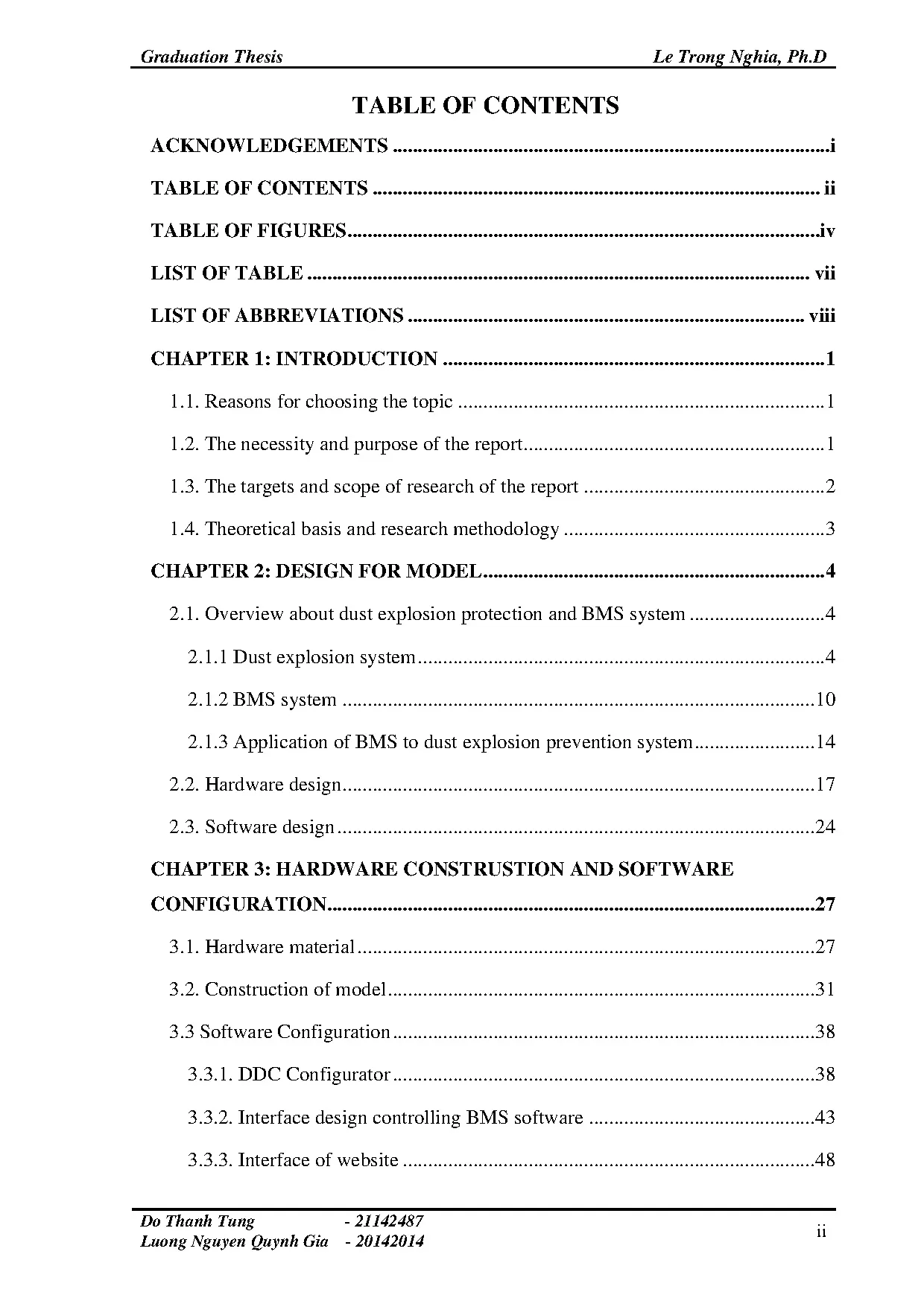 Đồ án tốt nghiệp - Design of bms system to monitor dust explosion prevention system - Trang 3
