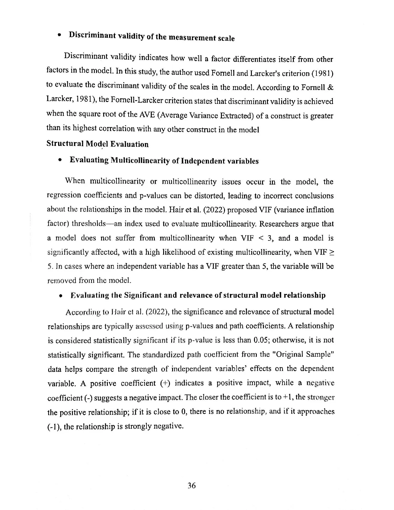 Đồ án tốt nghiệp - The relationship among employee empowerment service quality at THE FDAEJSACSABVCL - Trang 46