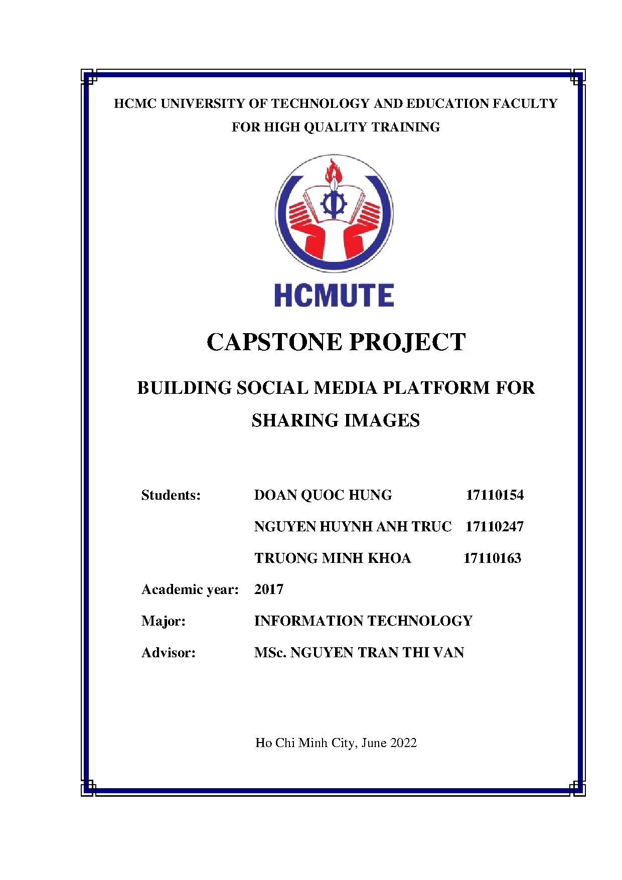 Đồ án tốt nghiệp - Building social media platform for sharing images