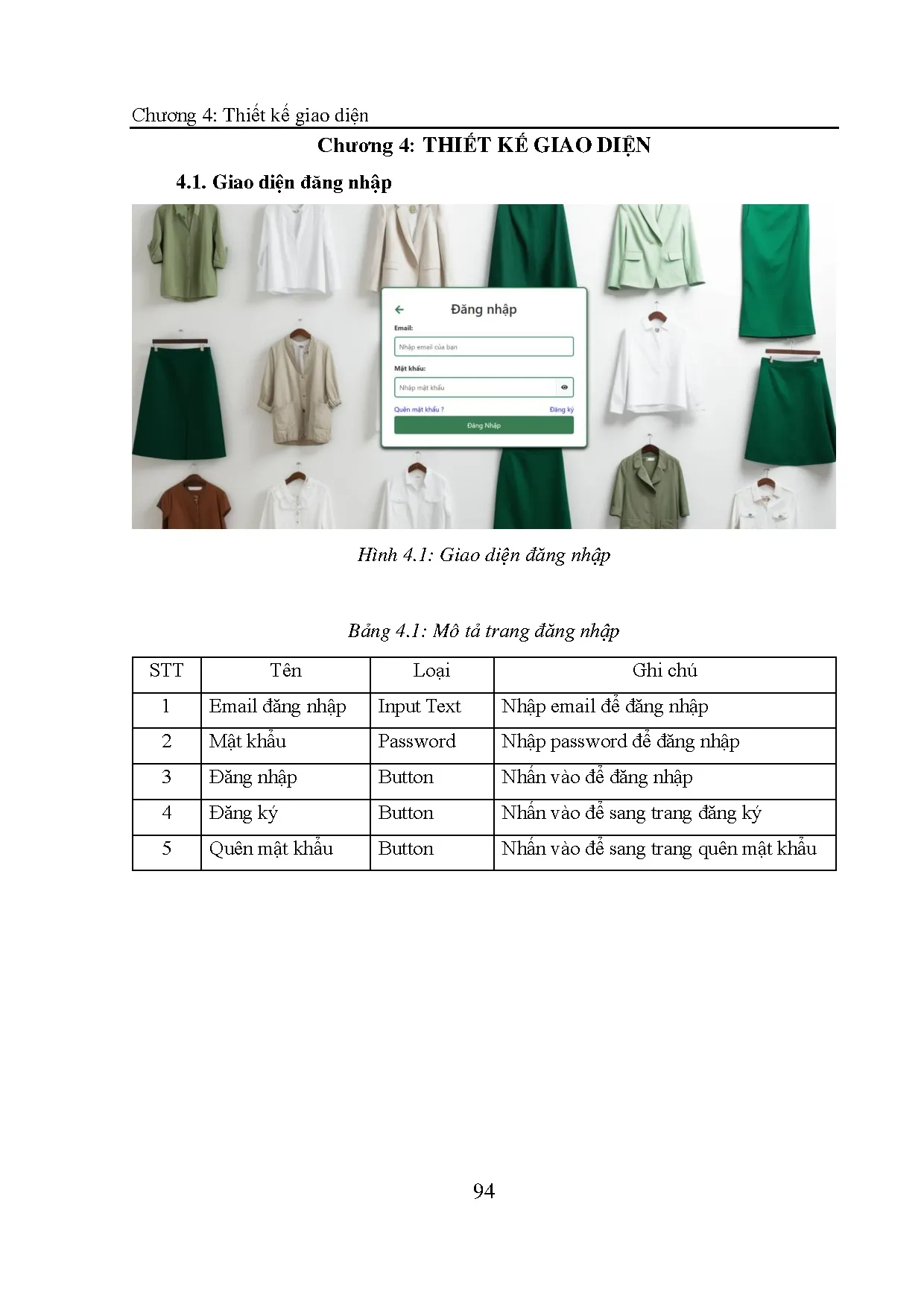 Đồ án tốt nghiệp - Xây dựng Website bán quần áo - Trang 116