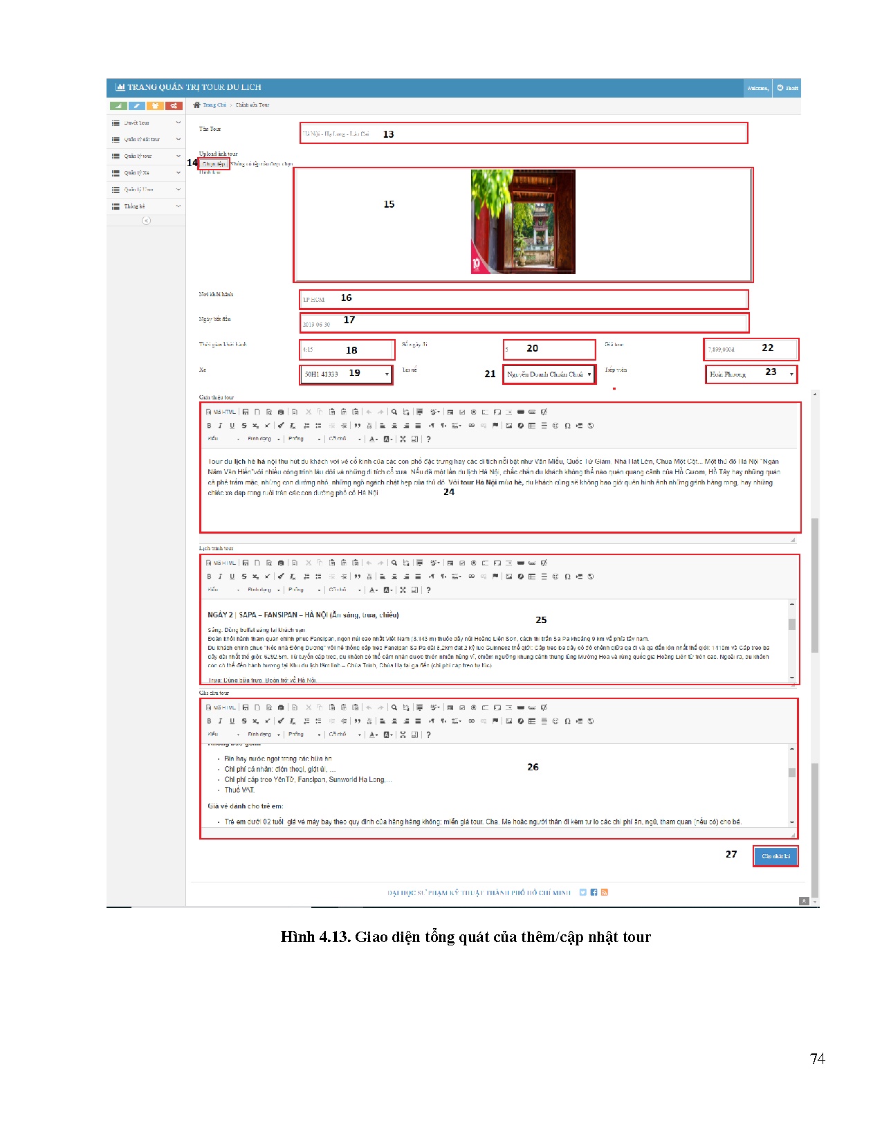 Đồ án tốt nghiệp - Xây dựng Website tour du lịch - Trang 90