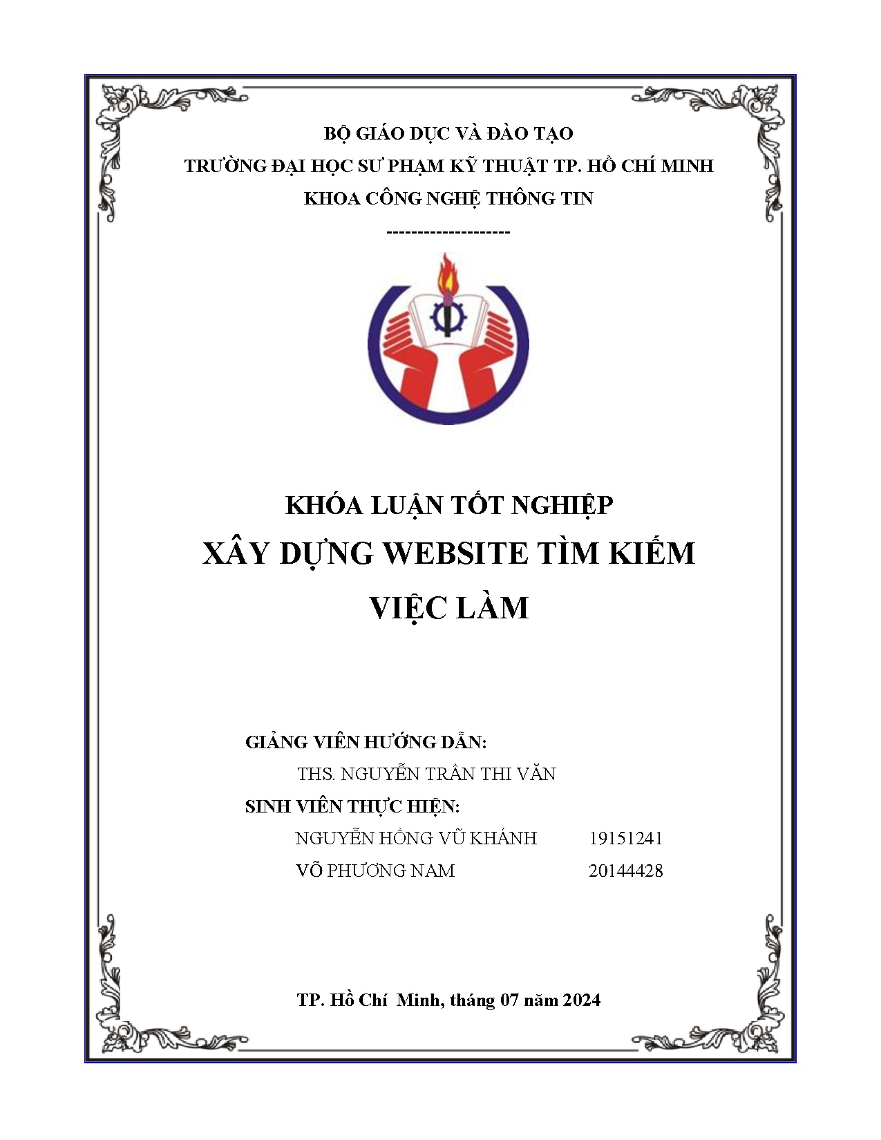 Đồ án tốt nghiệp - Xây dựng website tìm kiếm việc làm