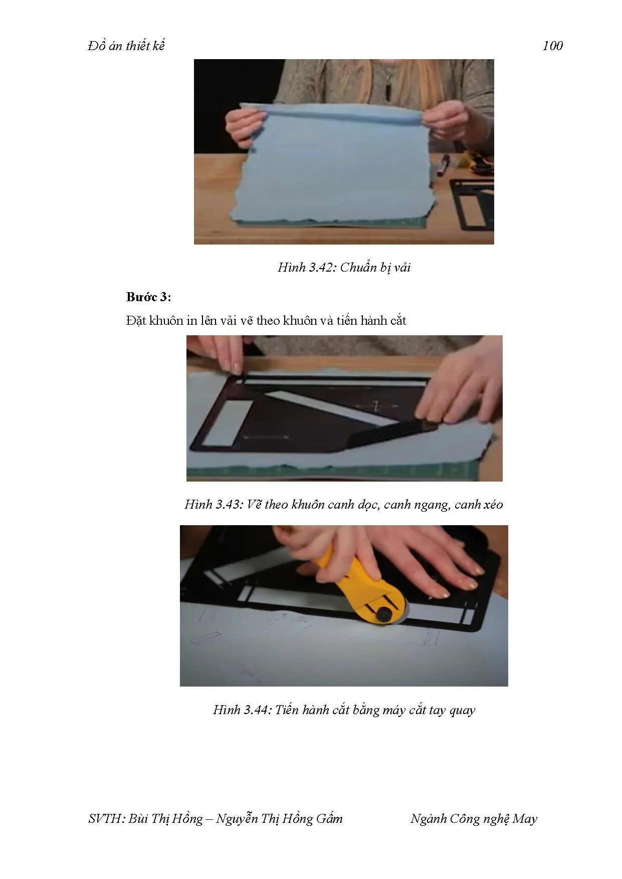 Đồ án tốt nghiệp - Ứng dụng phần mềm CLO3D vào thiết kế và Fit mẫu sản phẩm áo vest nữ - Trang 123