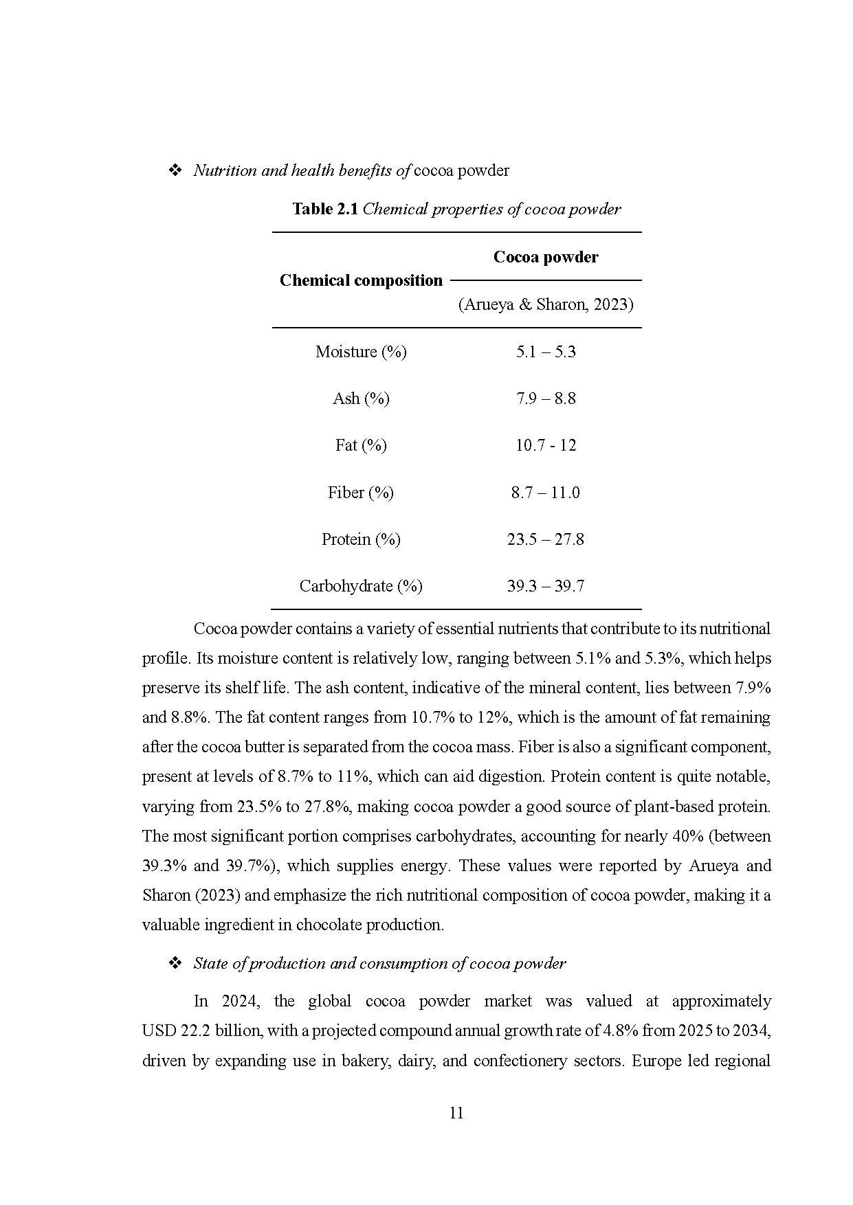 Đồ án tốt nghiệp - The influence of popped black gulutinous rice powder on the quality of dark C - Trang 37