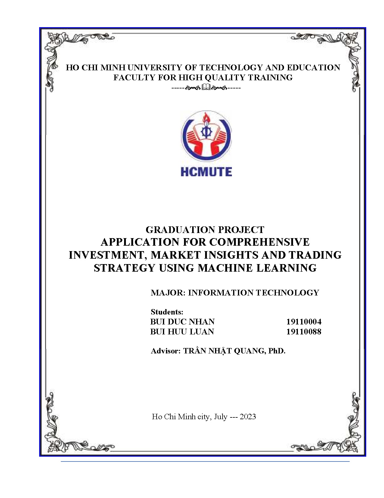 Đồ án tốt nghiệp - Application for comprehensive investment, market insights and trading SUML