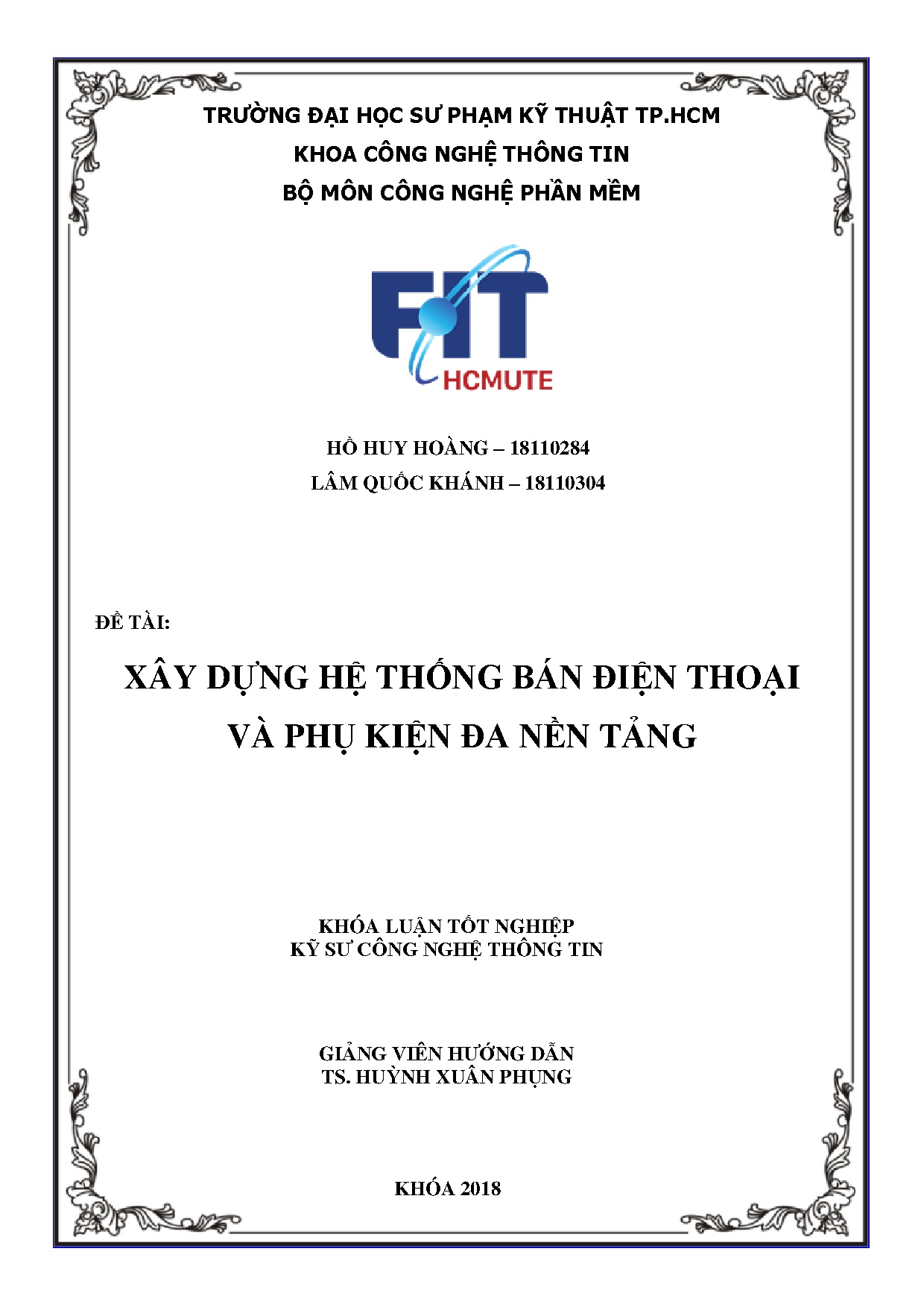 Đồ án tốt nghiệp - Xây dựng hệ thống bán điện thoại và phụ kiện đa nền tảng