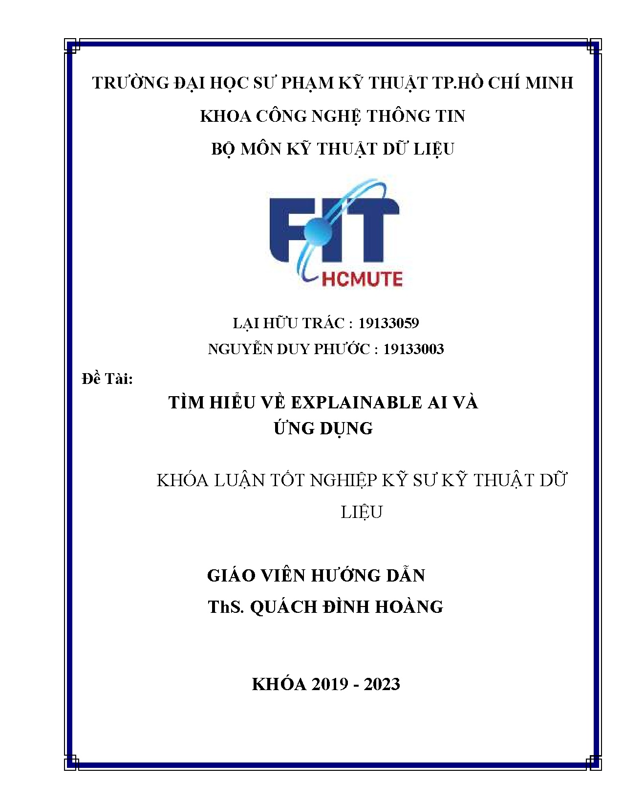 Đồ án tốt nghiệp - Tìm hiểu về Explainable AI và ứng dụng