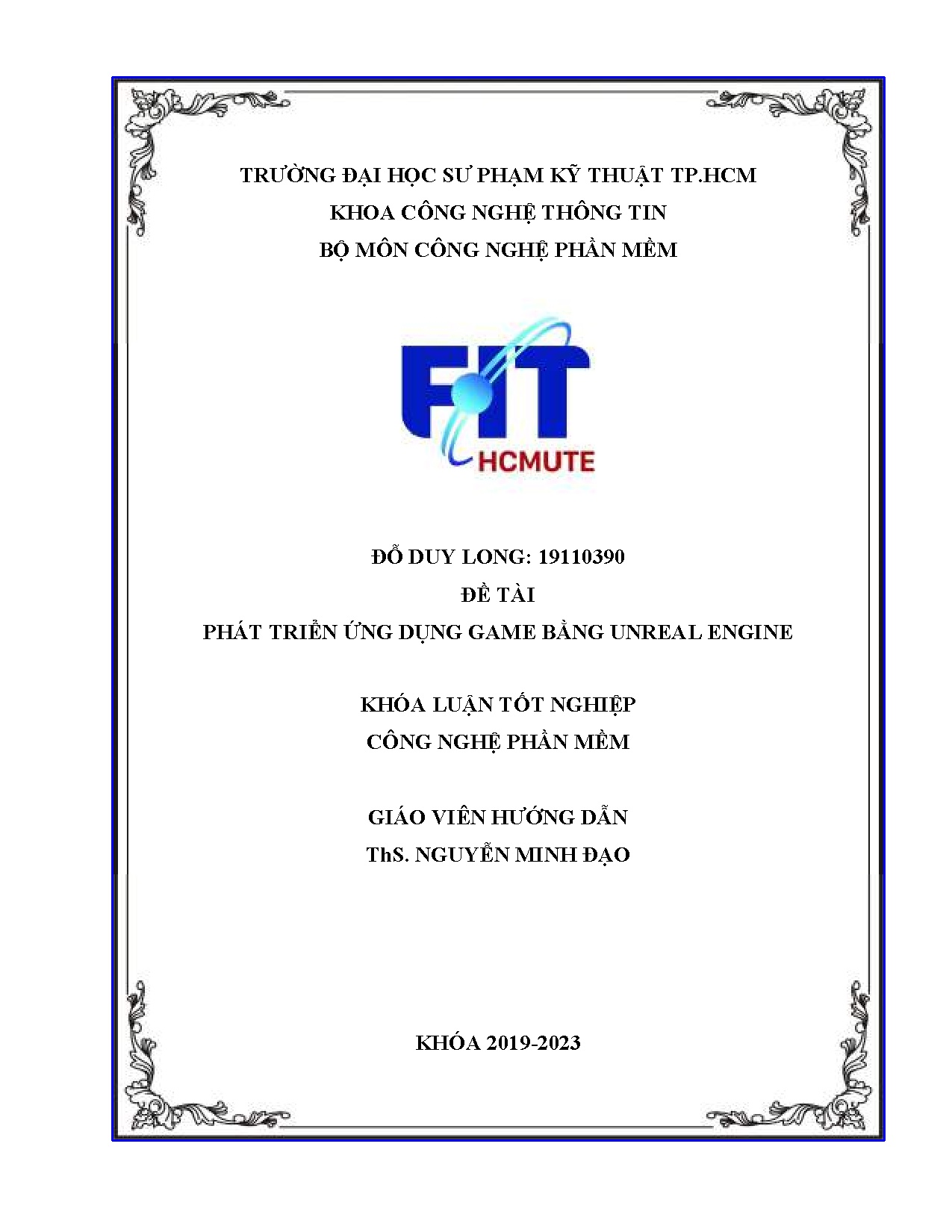 Đồ án tốt nghiệp - Phát triển ứng dụng game bằng Unreal Engine