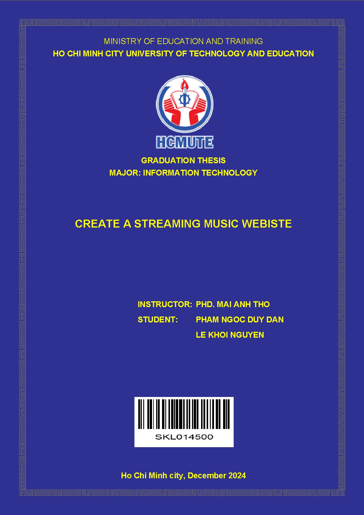 Đồ án tốt nghiệp -  a streaming music webiste