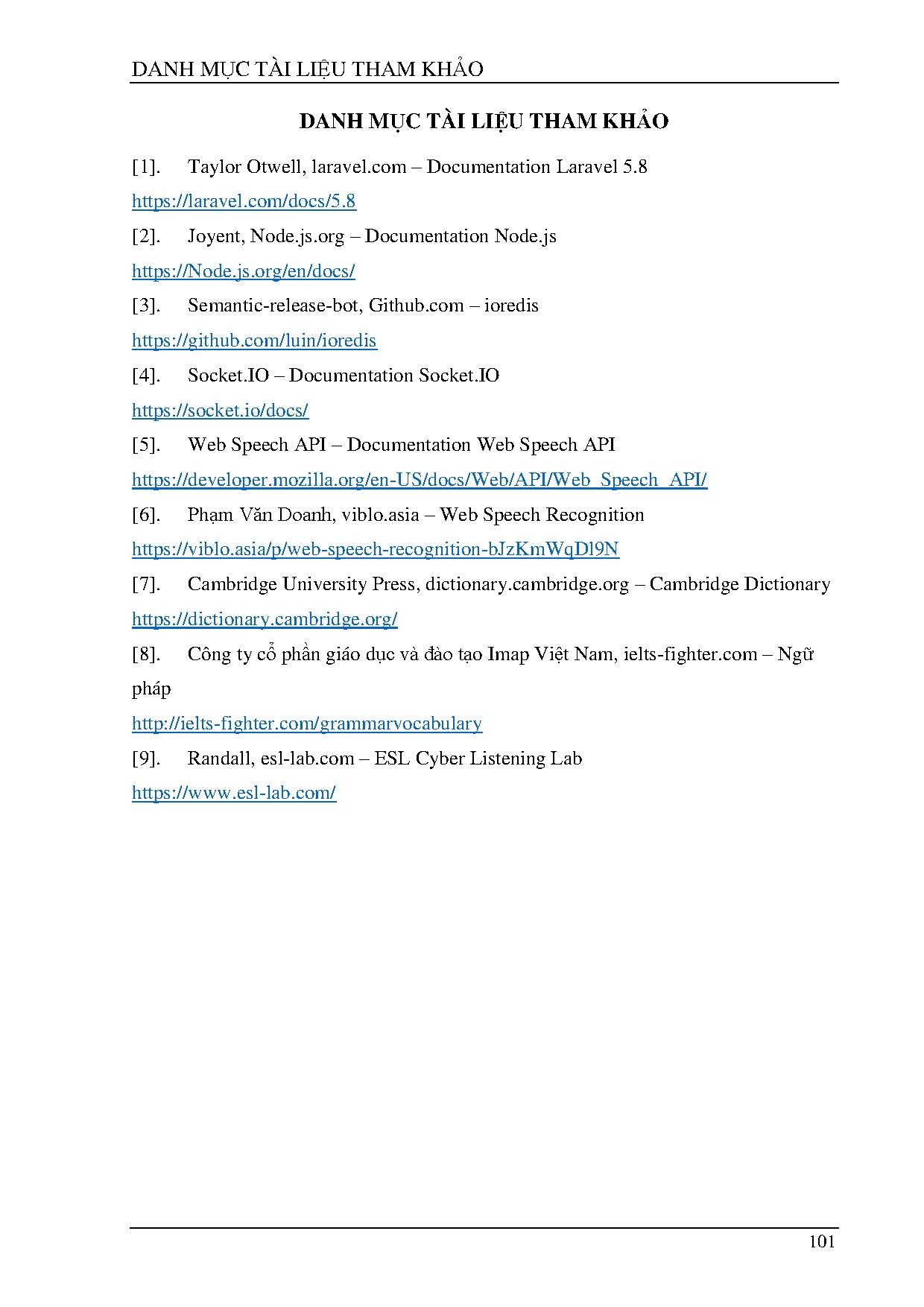 Ảnh một số trang tài liệu