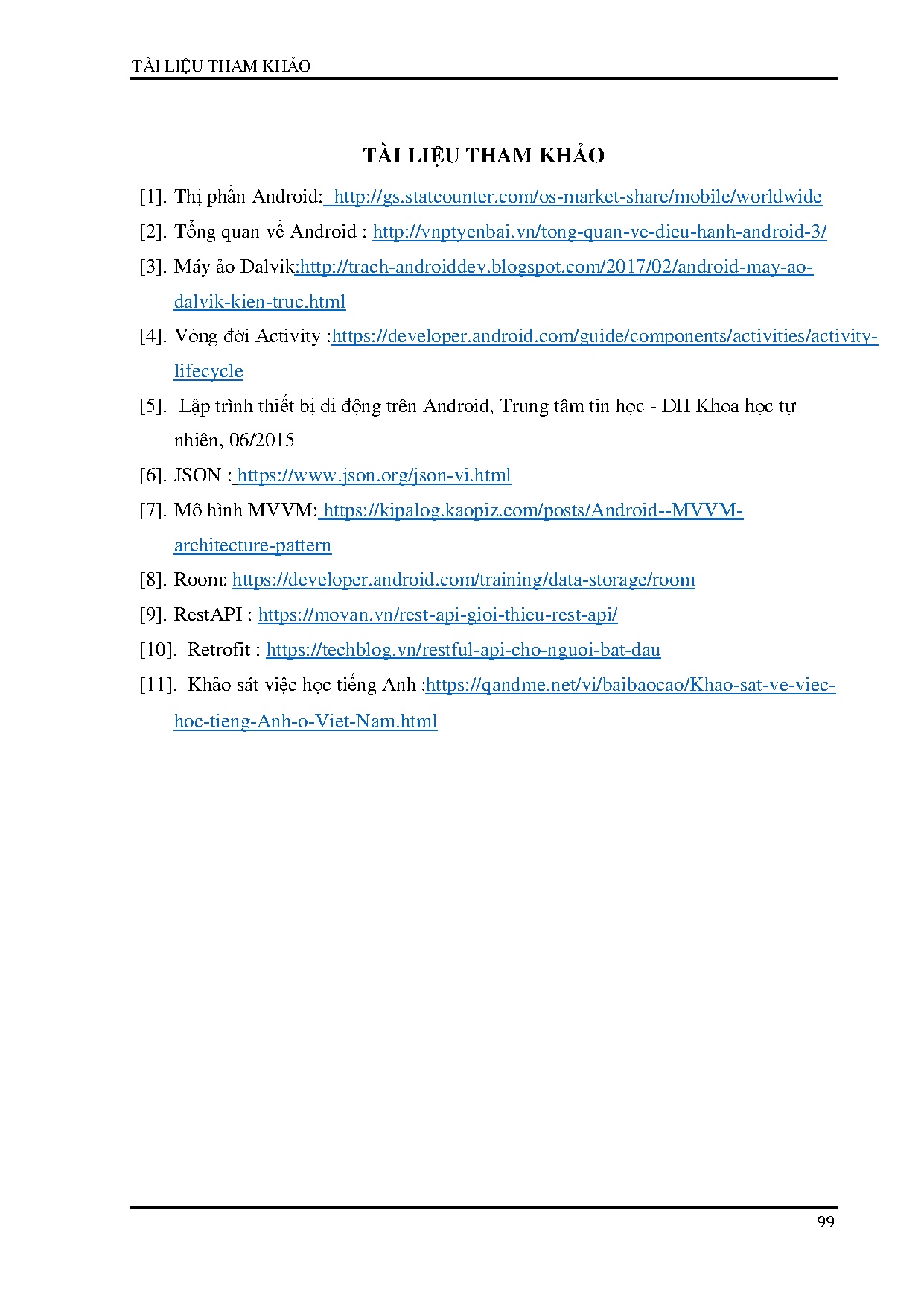 Ảnh một số trang tài liệu