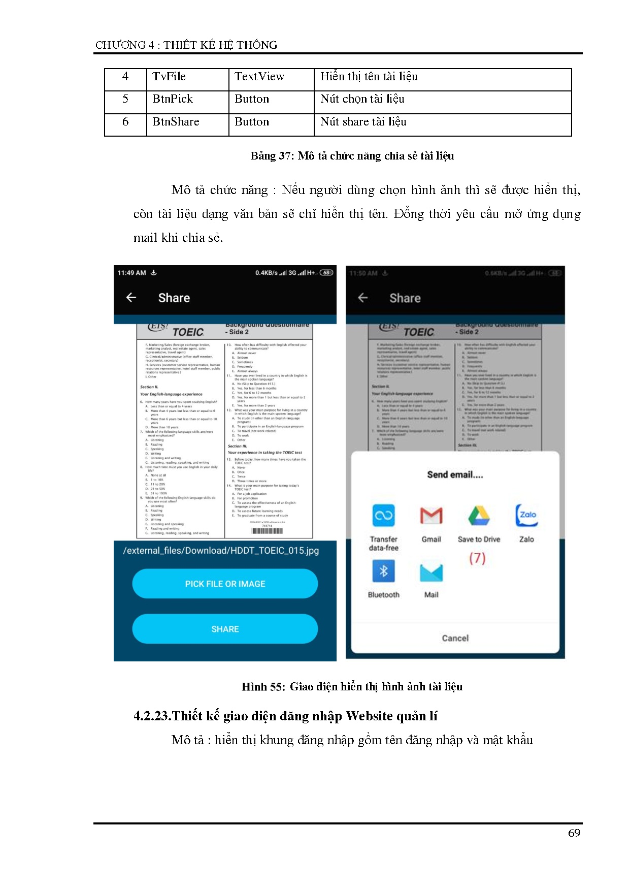 Ảnh một số trang tài liệu