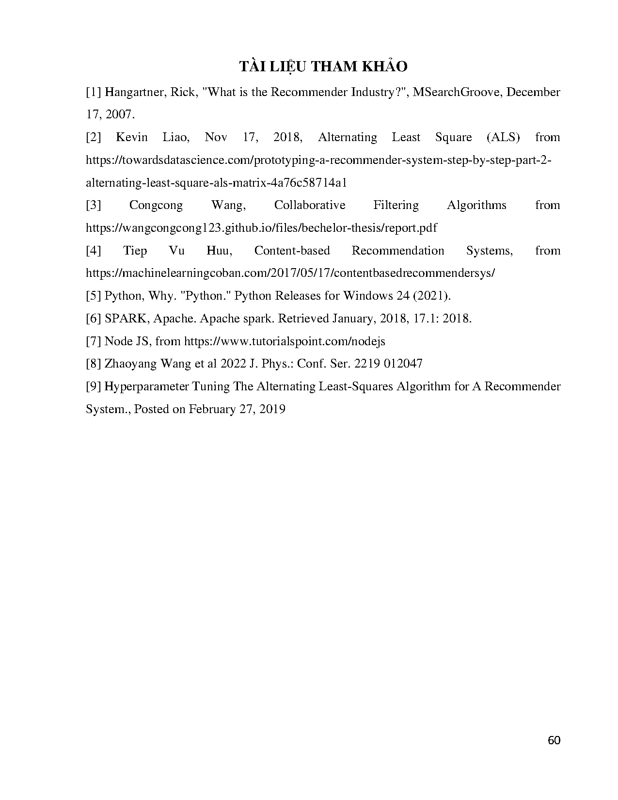 Ảnh một số trang tài liệu