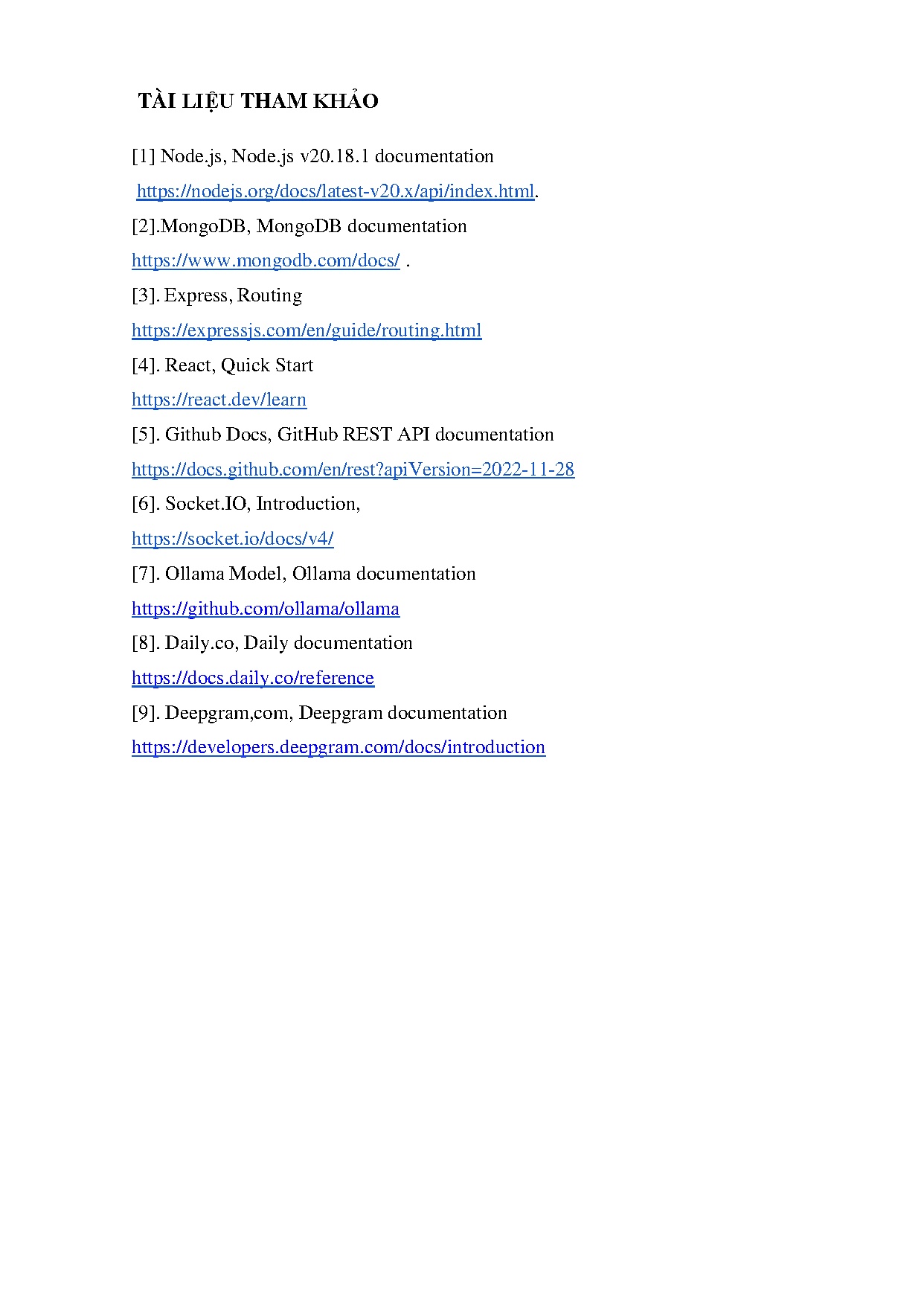 Ảnh một số trang tài liệu