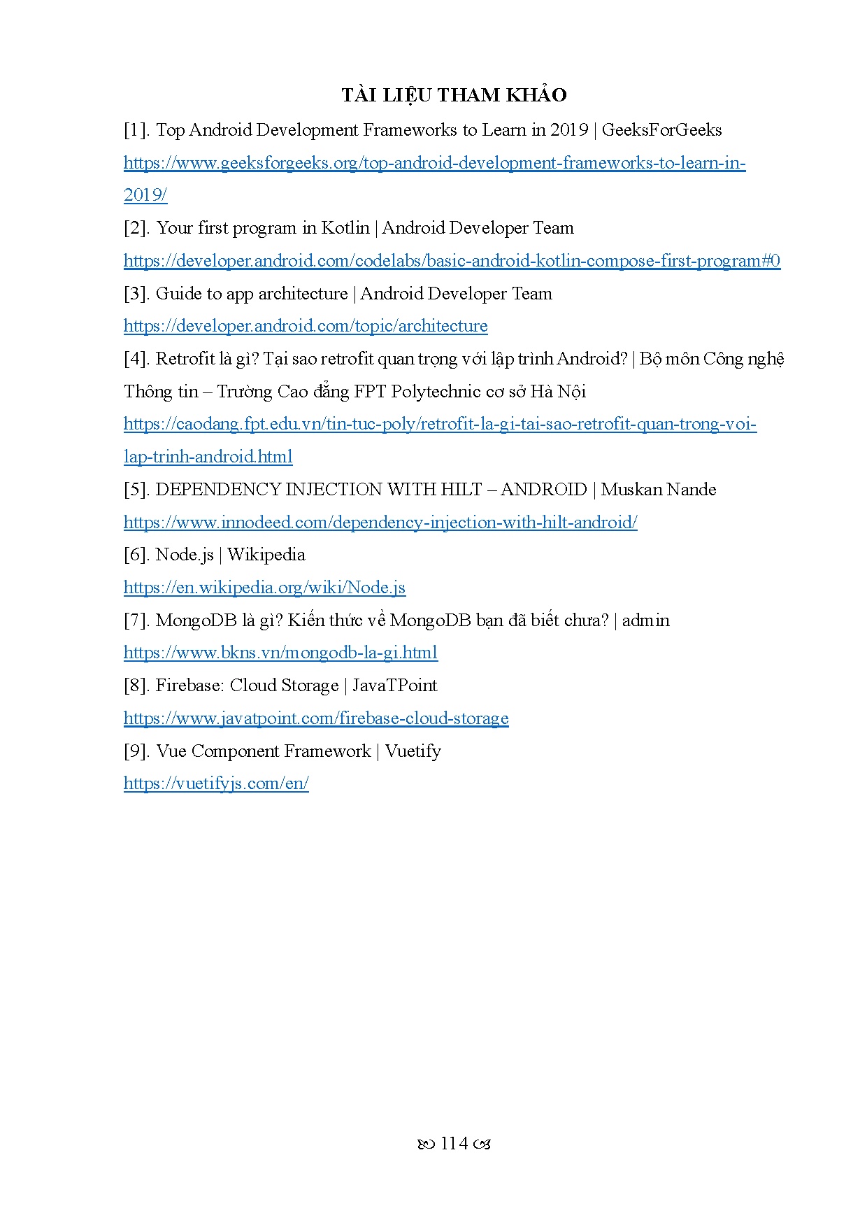 Ảnh một số trang tài liệu