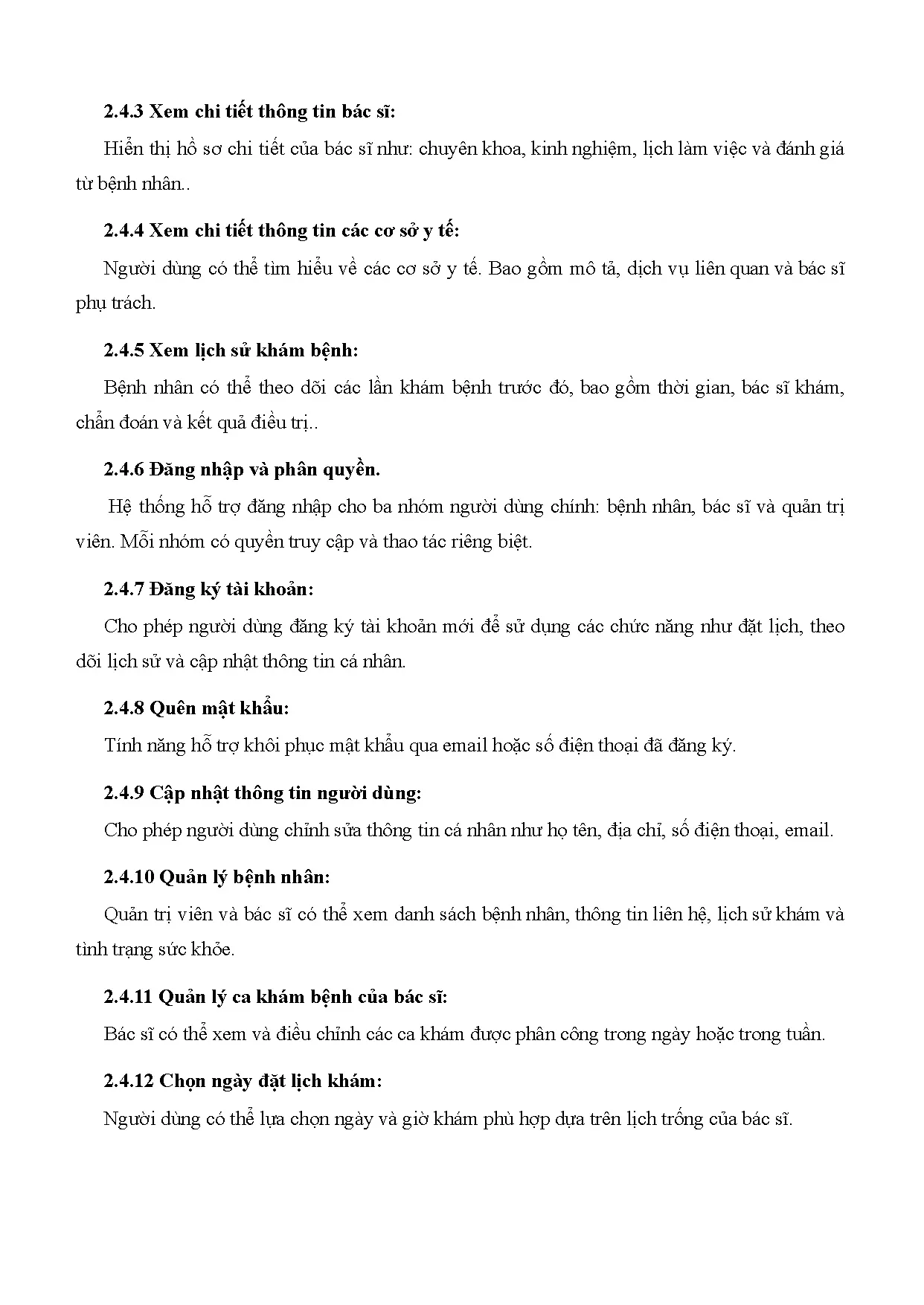 Đồ án tốt nghiệp - Thiết kế, xây dựng Website hỗ trợ đặt lịch cho các cơ sở y tế - Trang 29