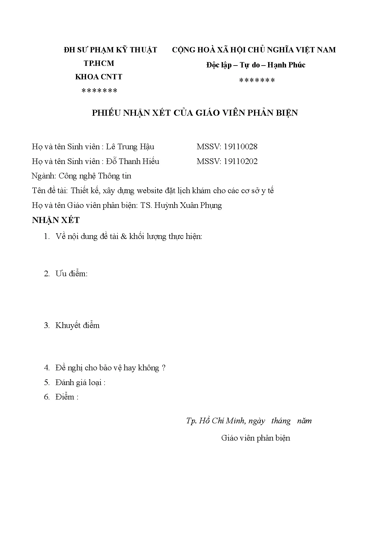 Đồ án tốt nghiệp - Thiết kế, xây dựng Website hỗ trợ đặt lịch cho các cơ sở y tế - Trang 4