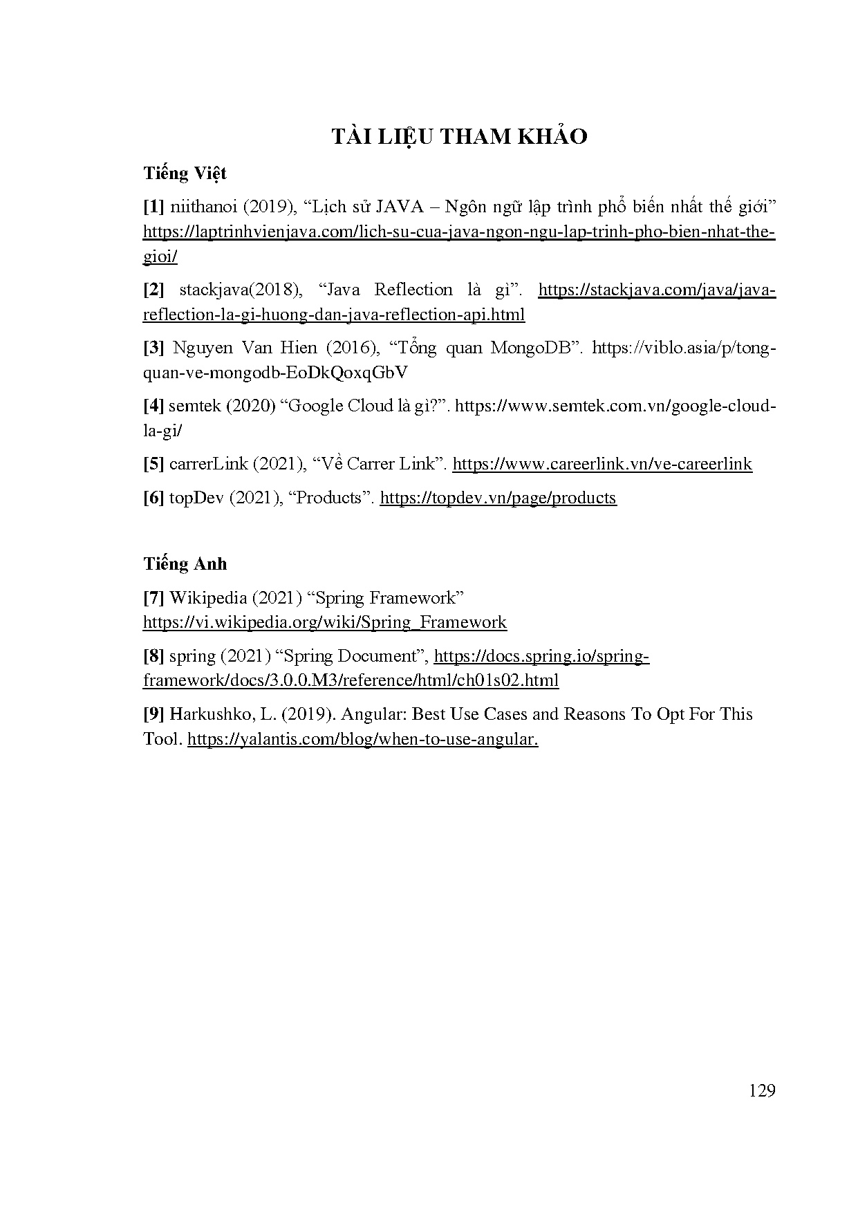 Ảnh một số trang tài liệu