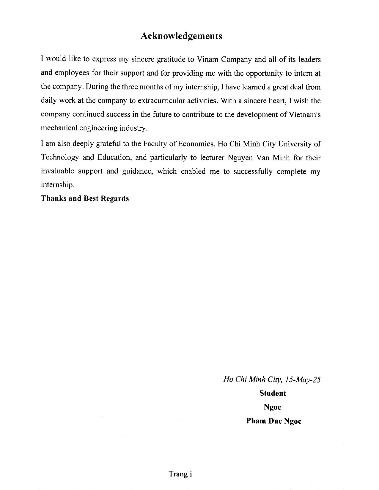 Đồ án tốt nghiệp - Improving the capability index of the diameter drilling stage in TCSPLAVNAOTJSC - Trang 2