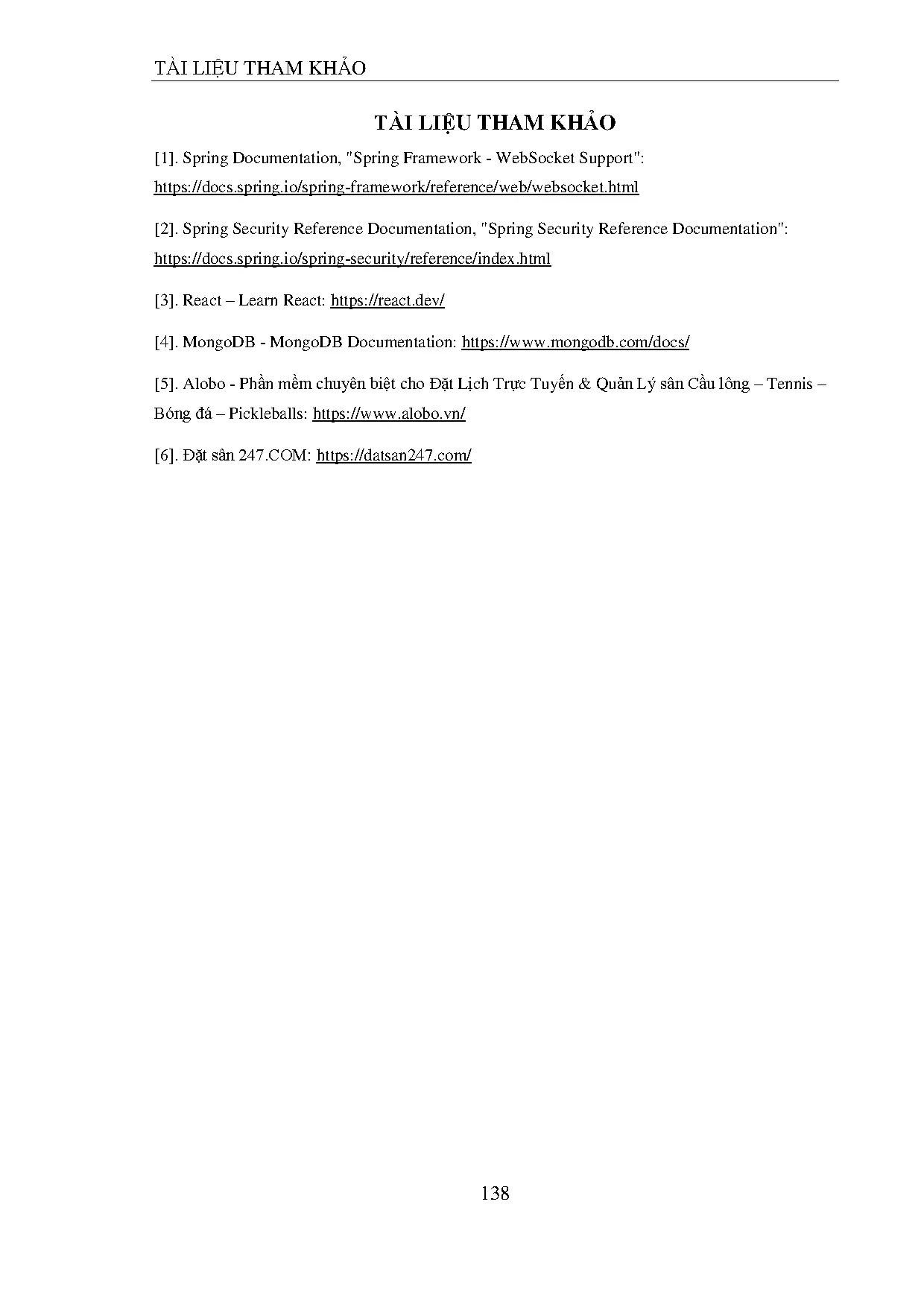Đồ án tốt nghiệp - Xây dựng website quản lý đặt sân và hoạt động cho trung tâm thể thao - Trang 157