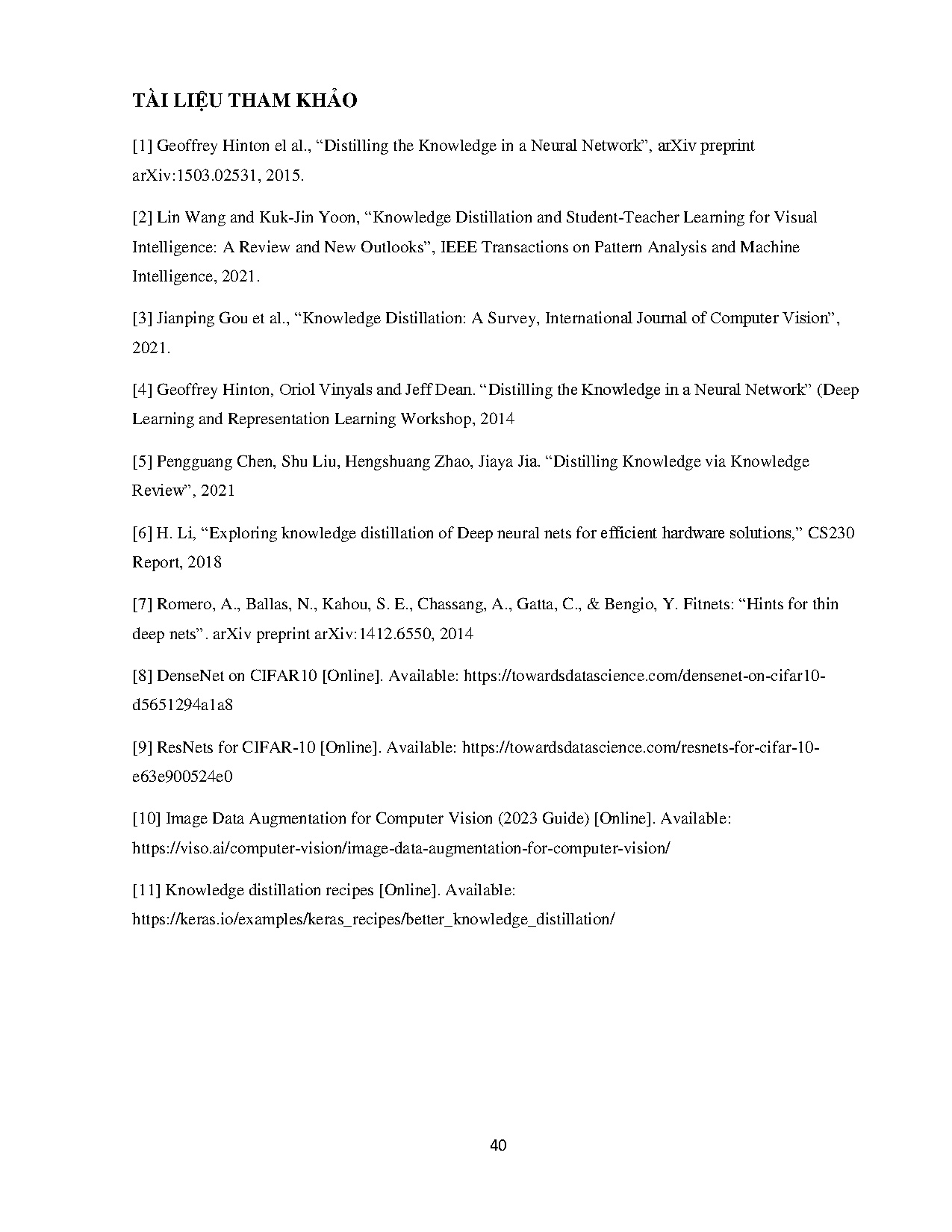 Ảnh một số trang tài liệu