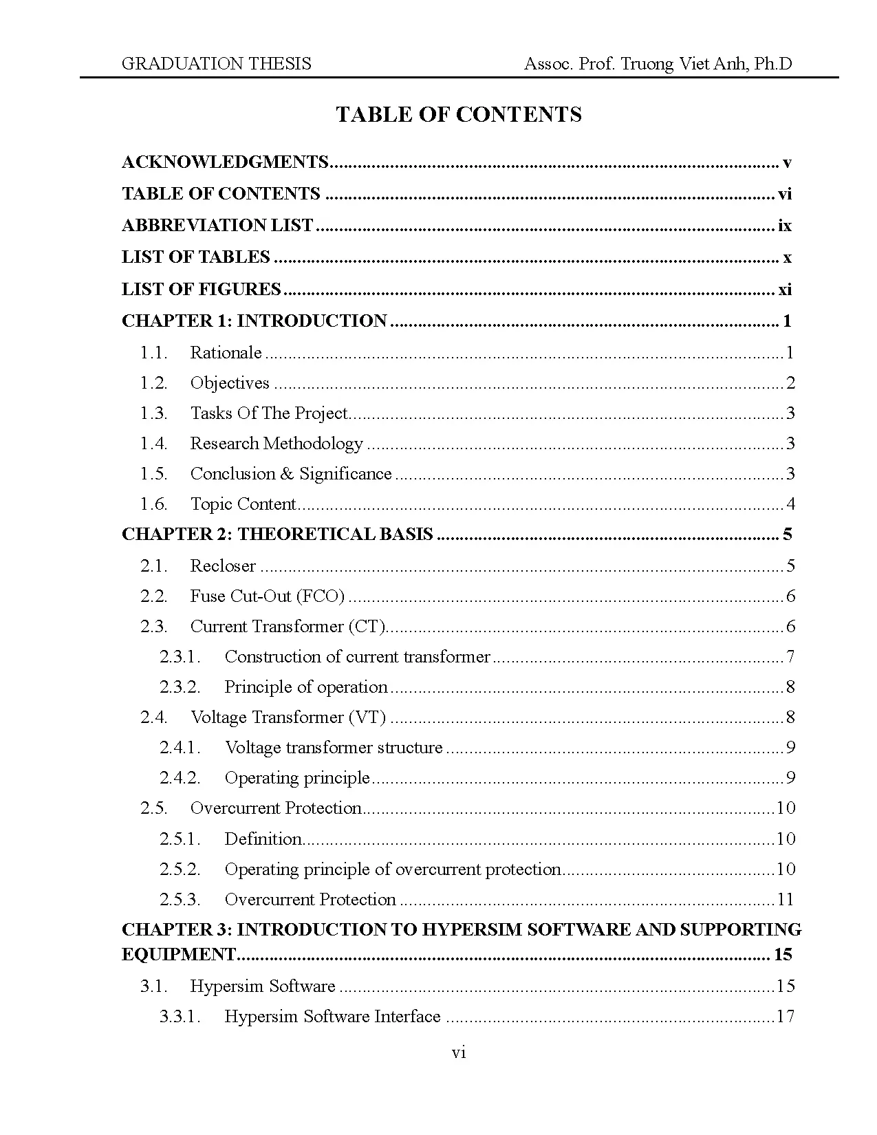 Đồ án tốt nghiệp - Rearch and application of hardware-in-loop for protection coordination BRAFOTDN - Trang 4