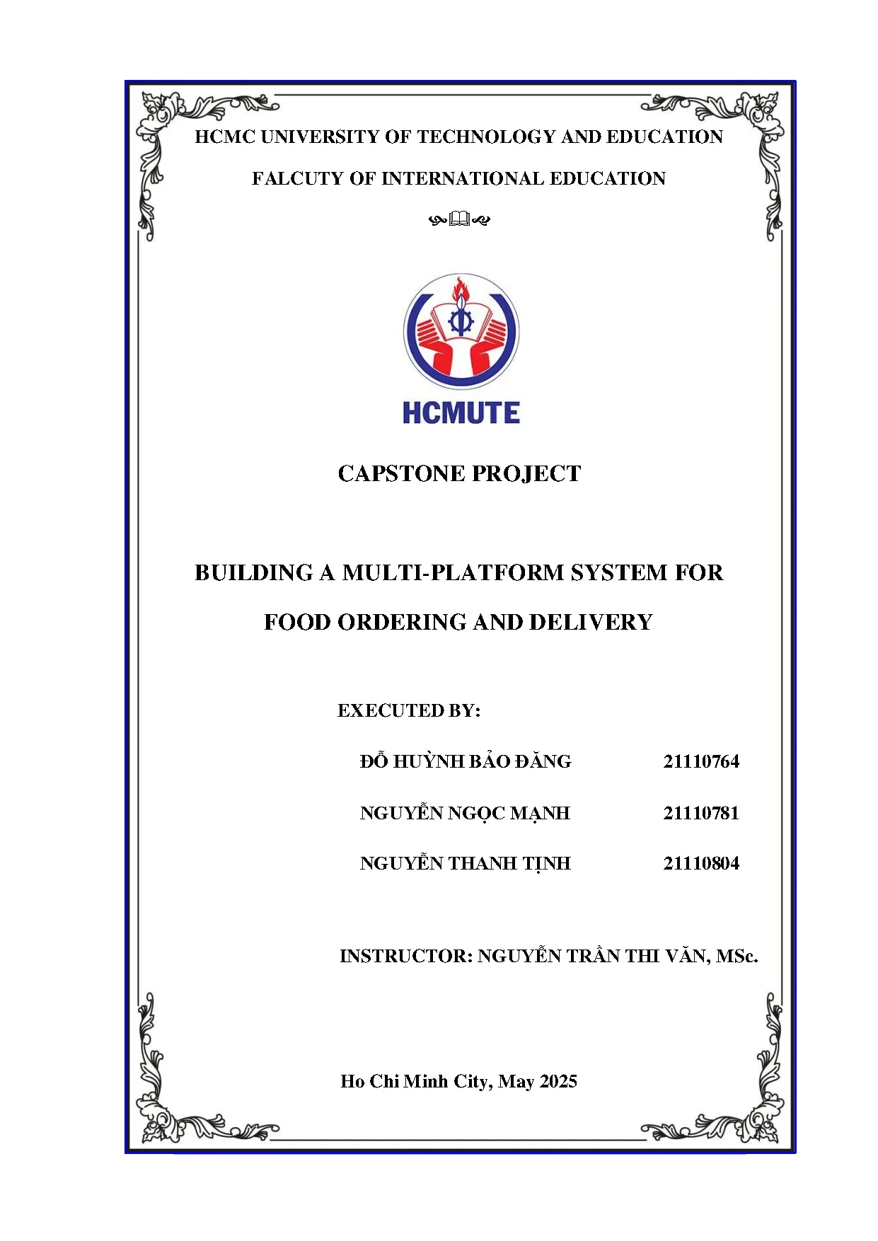 Đồ án tốt nghiệp - Building a multi-platform system for food ordering and delivery - Trang 2