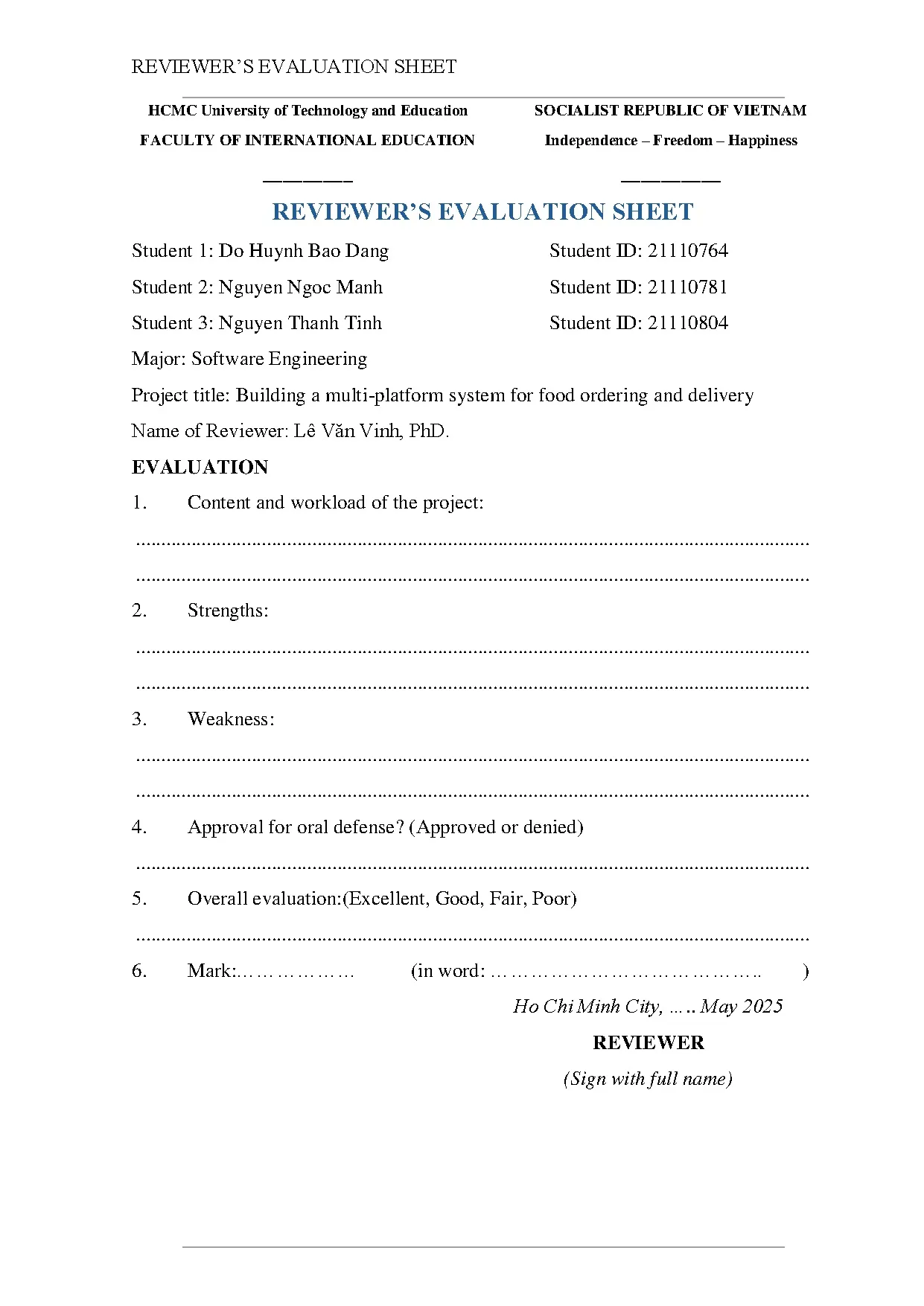 Đồ án tốt nghiệp - Building a multi-platform system for food ordering and delivery - Trang 4