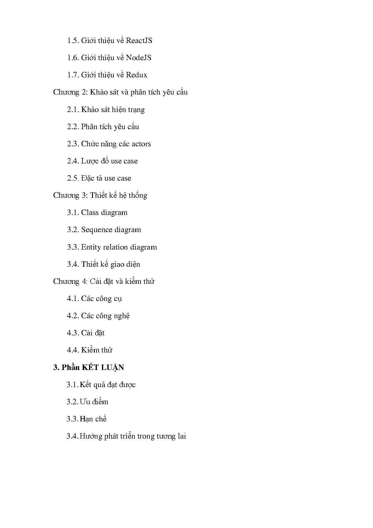 Đồ án tốt nghiệp - Tìm hiểu công nghệ Mern Stack và áp dụng xây dựng website đặt bàn nhà hàng - Trang 4