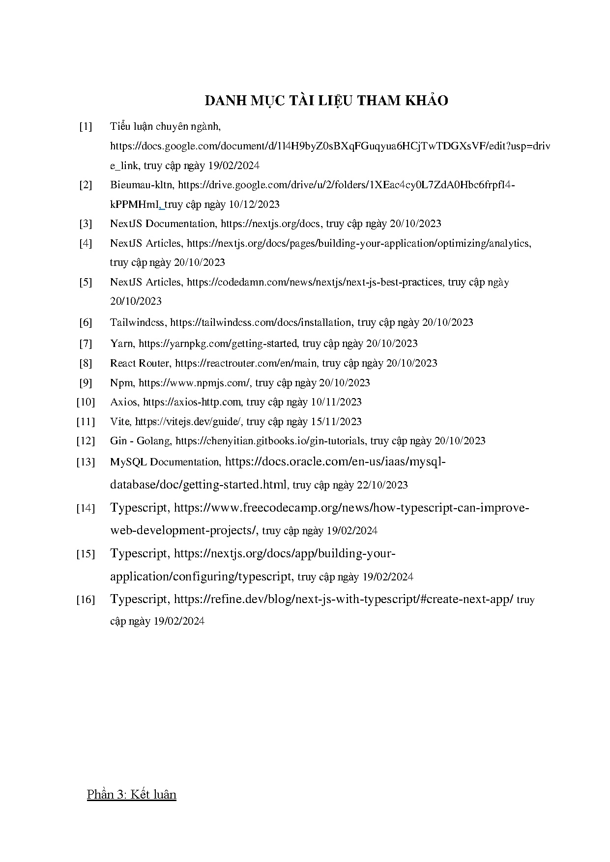 Ảnh một số trang tài liệu