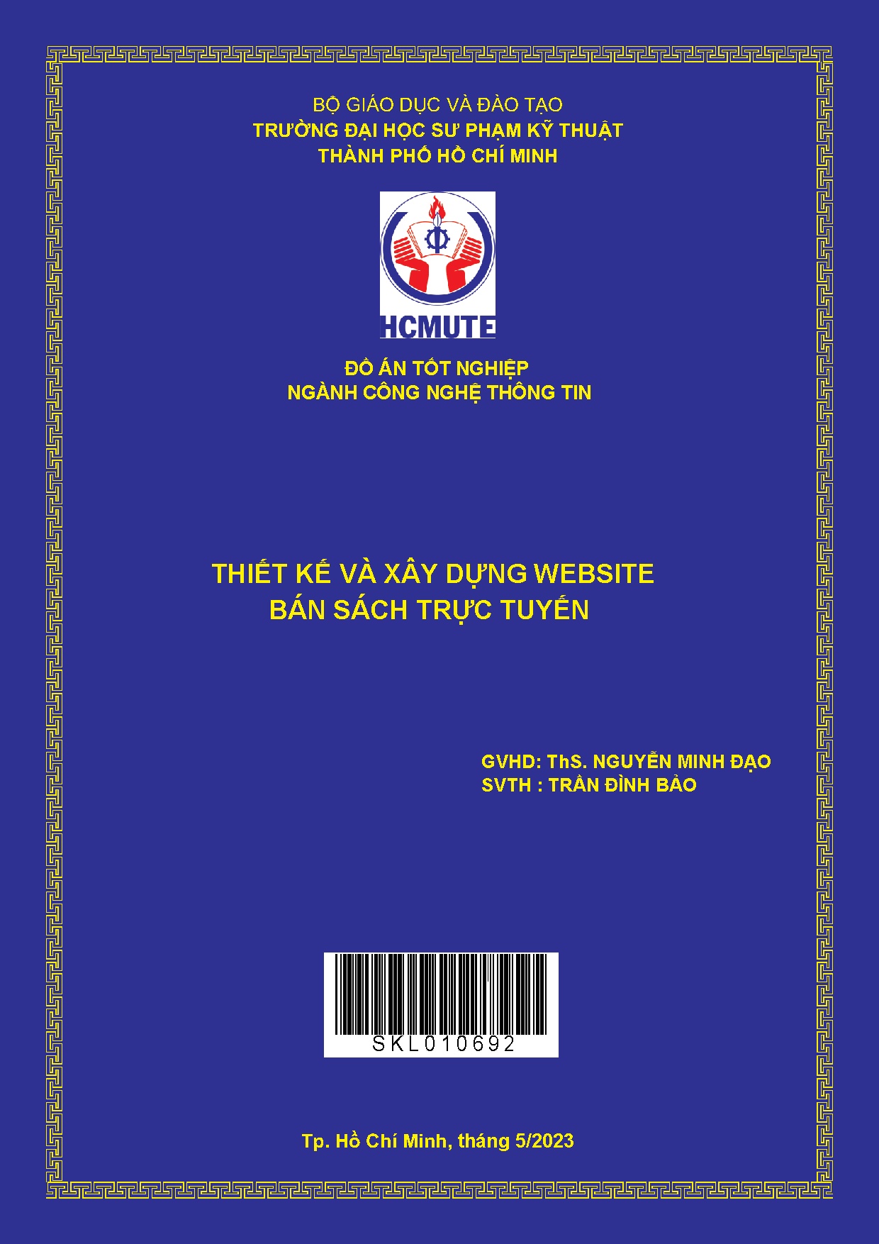 Đồ án tốt nghiệp - Thiết kế và xây dựng website bán sách trực tuyến