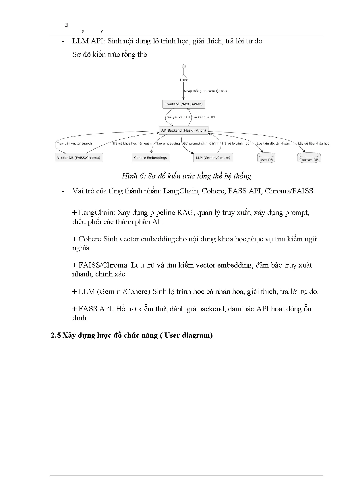 Đồ án tốt nghiệp - Ứng dụng ML xây dựng hệ thống đề xuất lộ trình học cá nhân hóa trong hệ thống KN - Trang 36