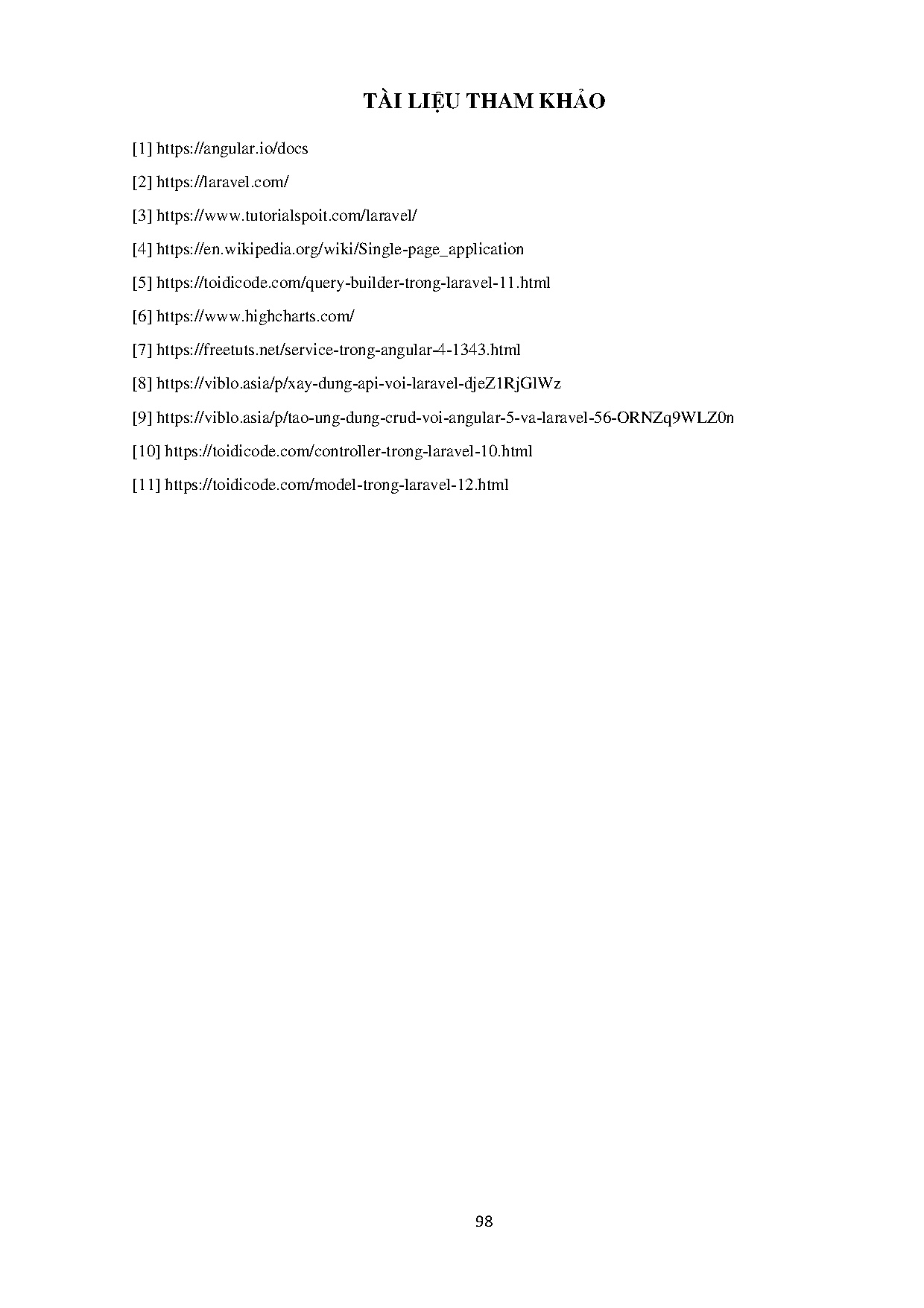 Ảnh một số trang tài liệu