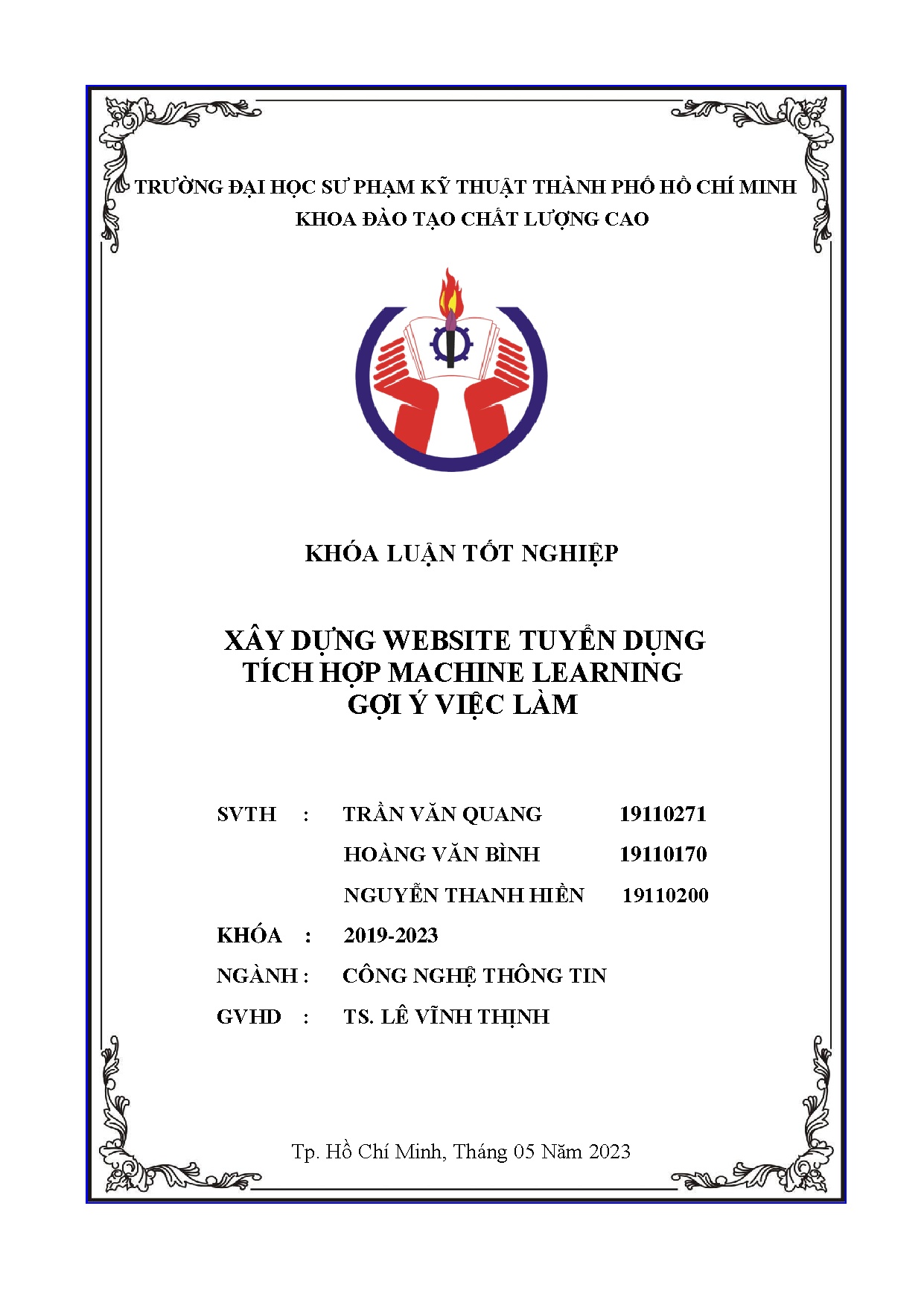 Đồ án tốt nghiệp - Xây dựng website tuyển dụng tích hợp machine learning gợi ý việc làm