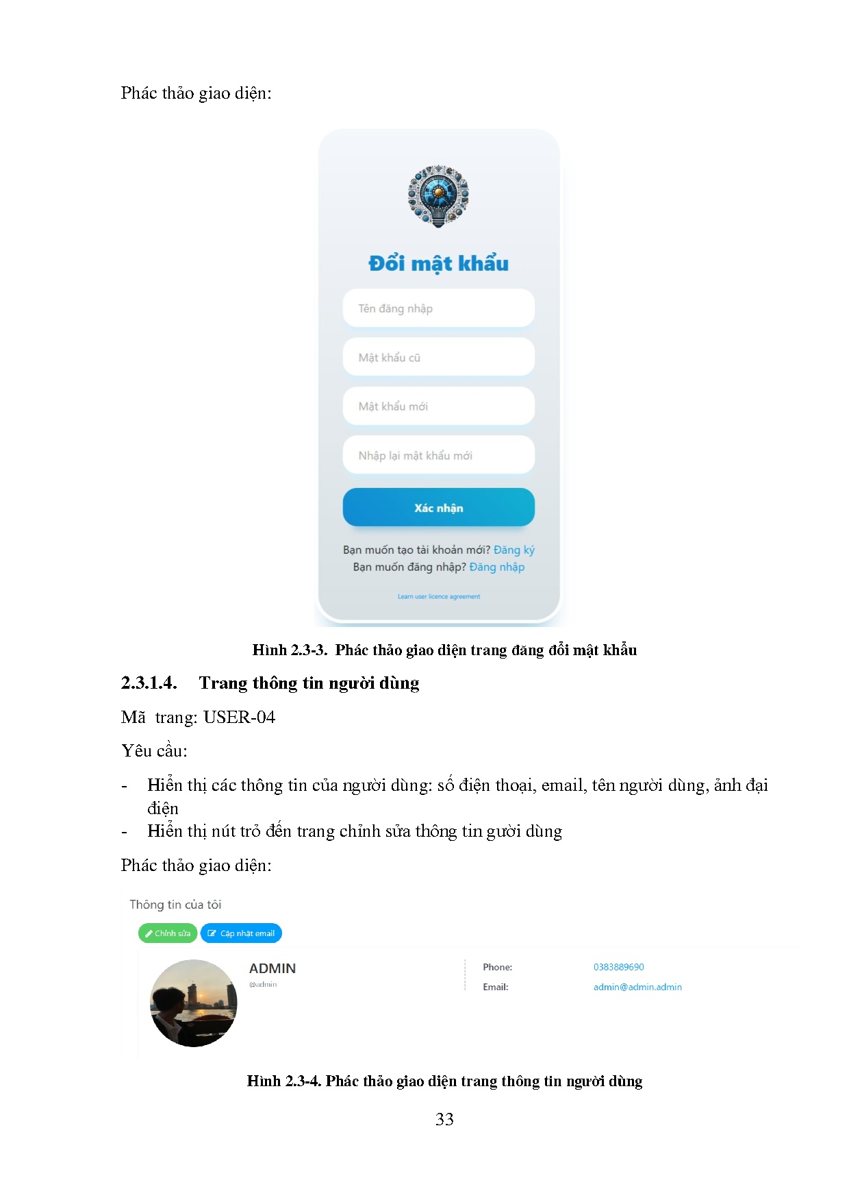 Đồ án tốt nghiệp - Xây dựng hệ thống websites cung cấp dịch vụ quản lý học tập của cơ sở đào tạo TT - Trang 33