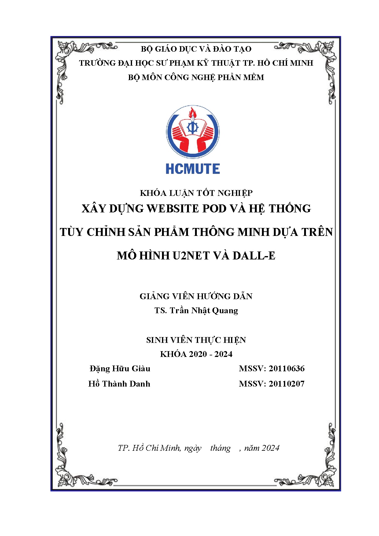 Đồ án tốt nghiệp - Xây dựng website pod và hệ thống tùy chỉnh sản phẩm thông minh dựa trên mô HUVD