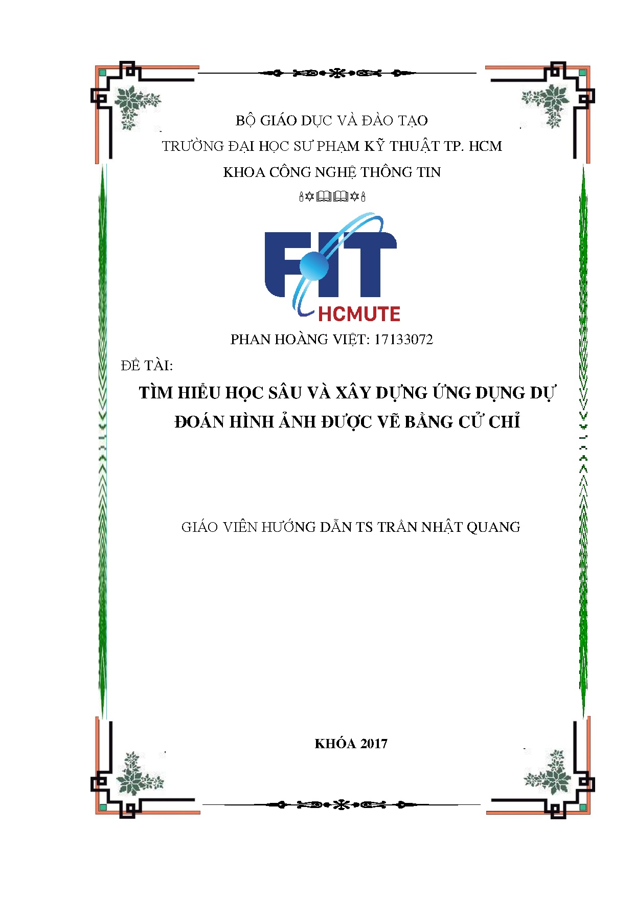 Đồ án tốt nghiệp - Tìm hiểu học sâu và xây dựng ứng dụng dự đoán hình ảnh được vẽ bằng cử chỉ