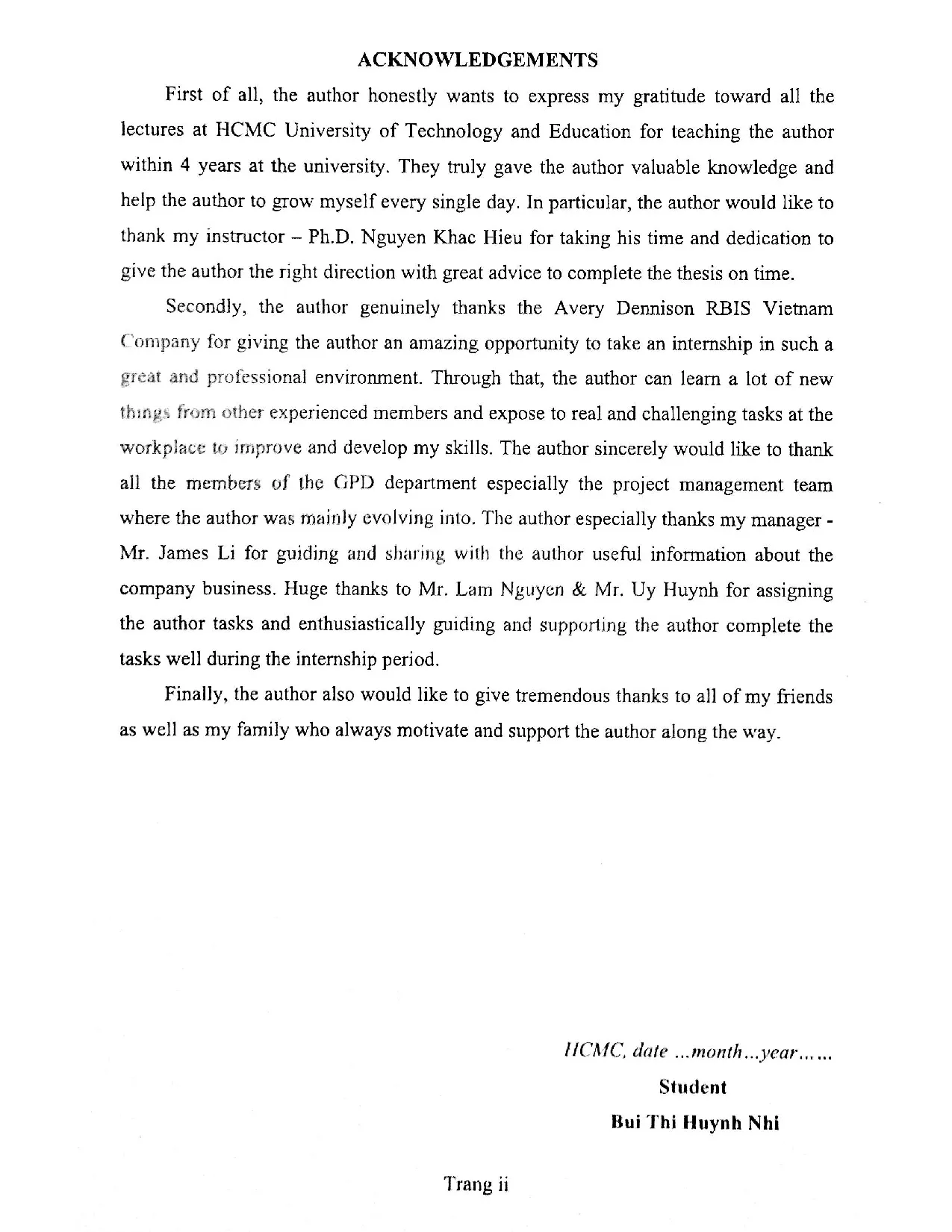 Đồ án tốt nghiệp - Monitoring and controlling the deployment project at Avery Dennison Rbis VietNam - Trang 3