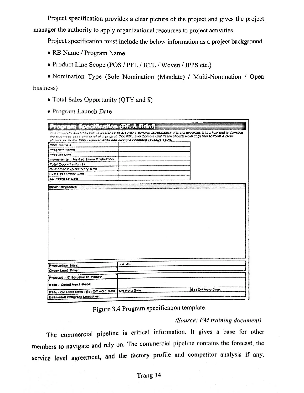Đồ án tốt nghiệp - Monitoring and controlling the deployment project at Avery Dennison Rbis VietNam - Trang 46