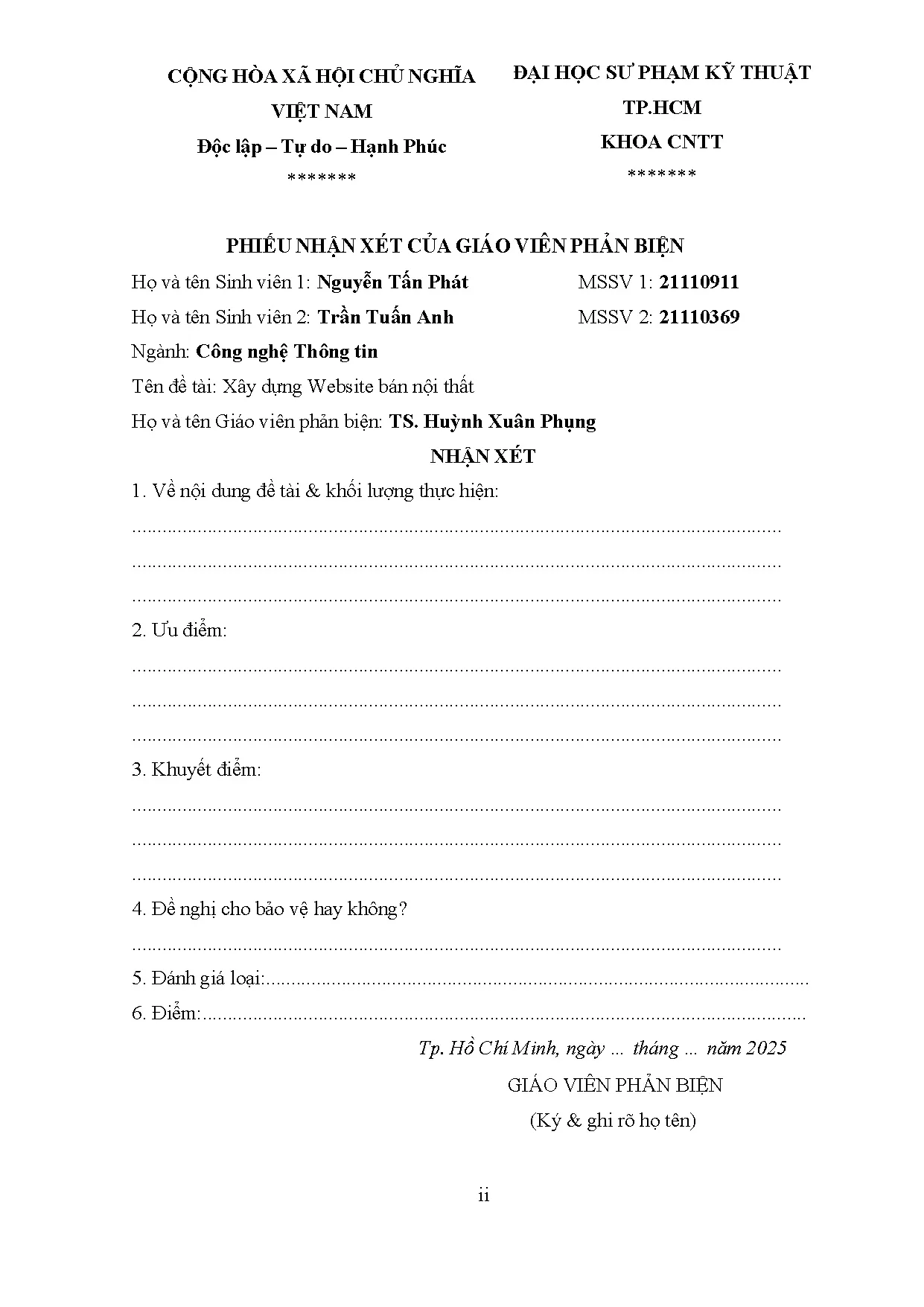 Đồ án tốt nghiệp - Xây dựng website bán nội thất. - Trang 4