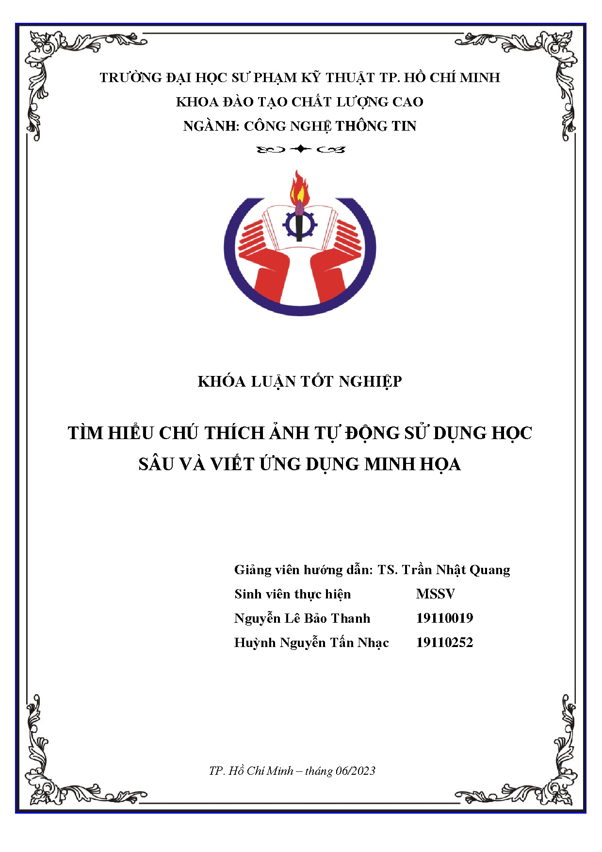 Đồ án tốt nghiệp - Tìm hiểu chú thích ảnh tự động sử dụng học sâu và viết ứng dụng minh họa