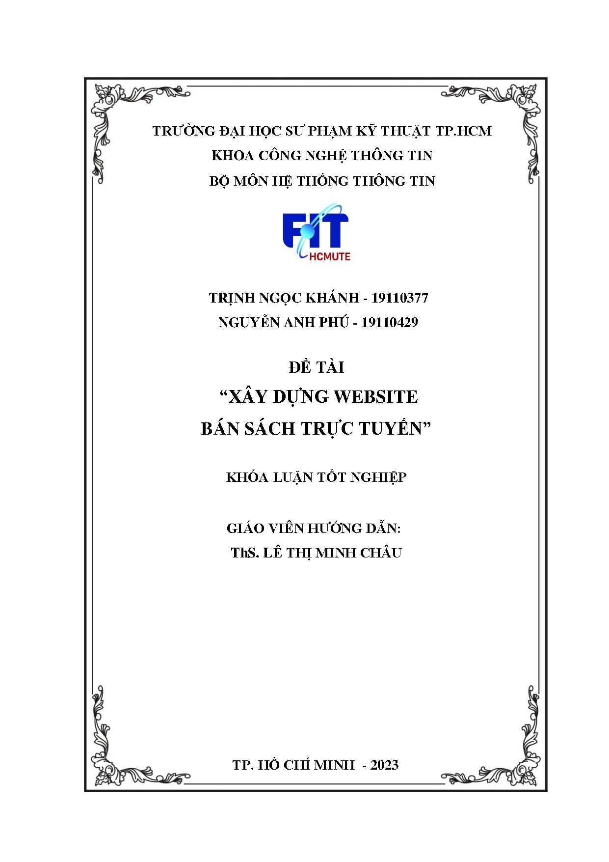 Đồ án tốt nghiệp - Xây dựng website bán sách trực tuyến