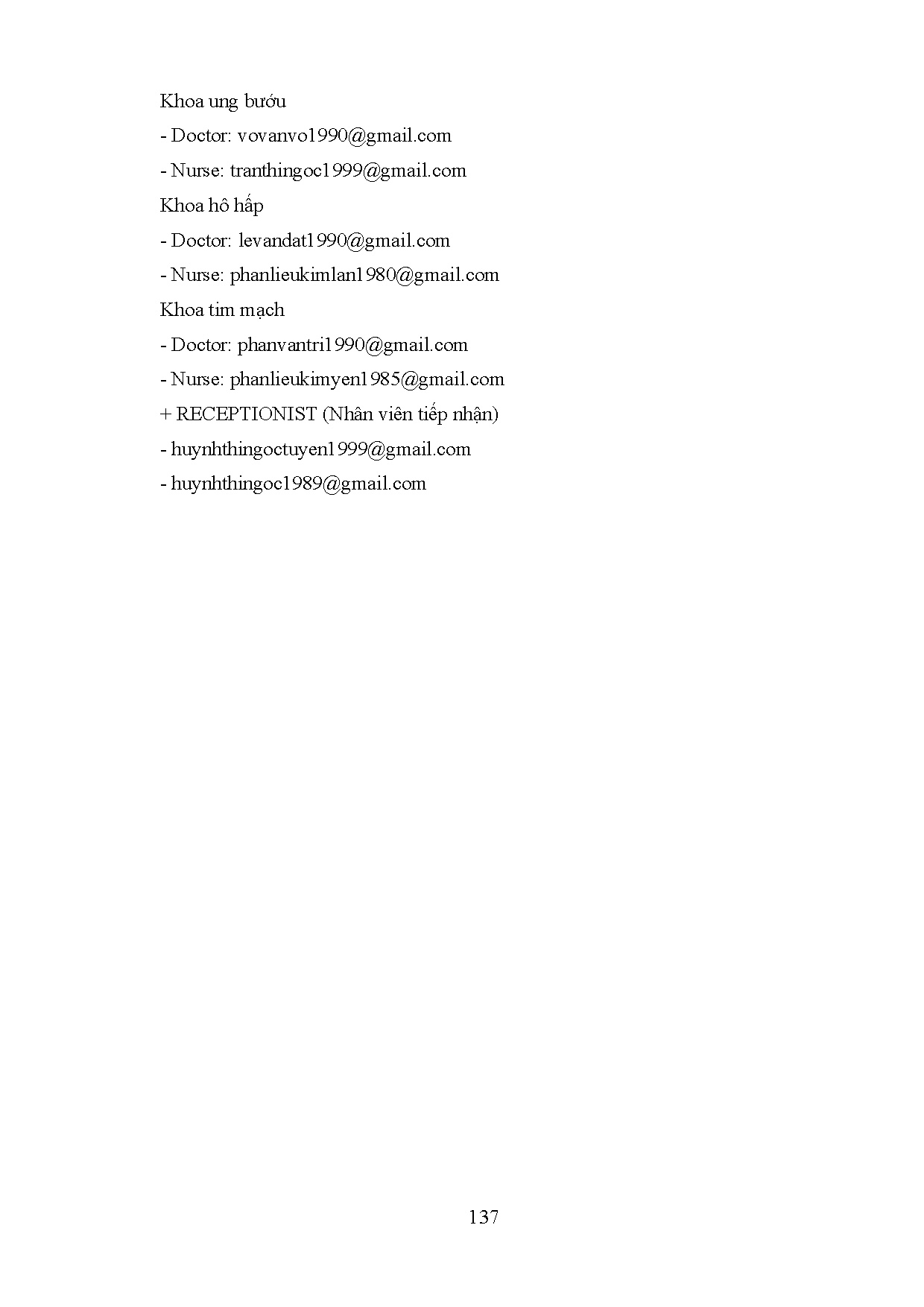 Đồ án tốt nghiệp - Thiết kế và xây dựng ứng dụng web quản lý hồ sơ bệnh án và hỗ trợ chuẩn đoán bệnh - Trang 157