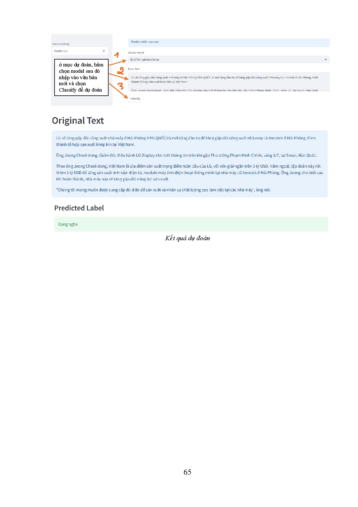 Đồ án tốt nghiệp - Phân loại văn bản dùng mô hình Bert - Trang 78