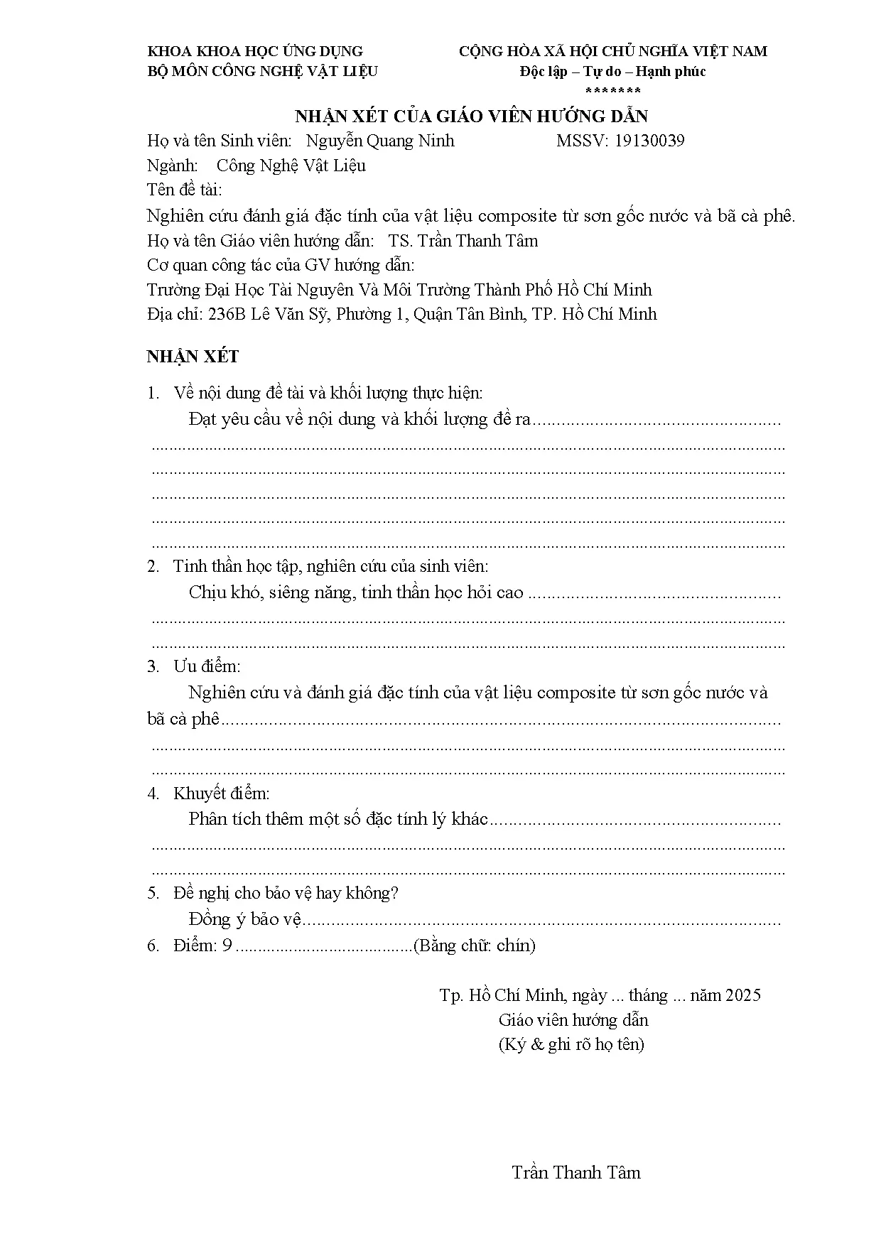 Đồ án tốt nghiệp - Nghiên cứu đánh giá đặc tính của vật liệu composite từ sơn gốc nước và bã CP - Trang 4
