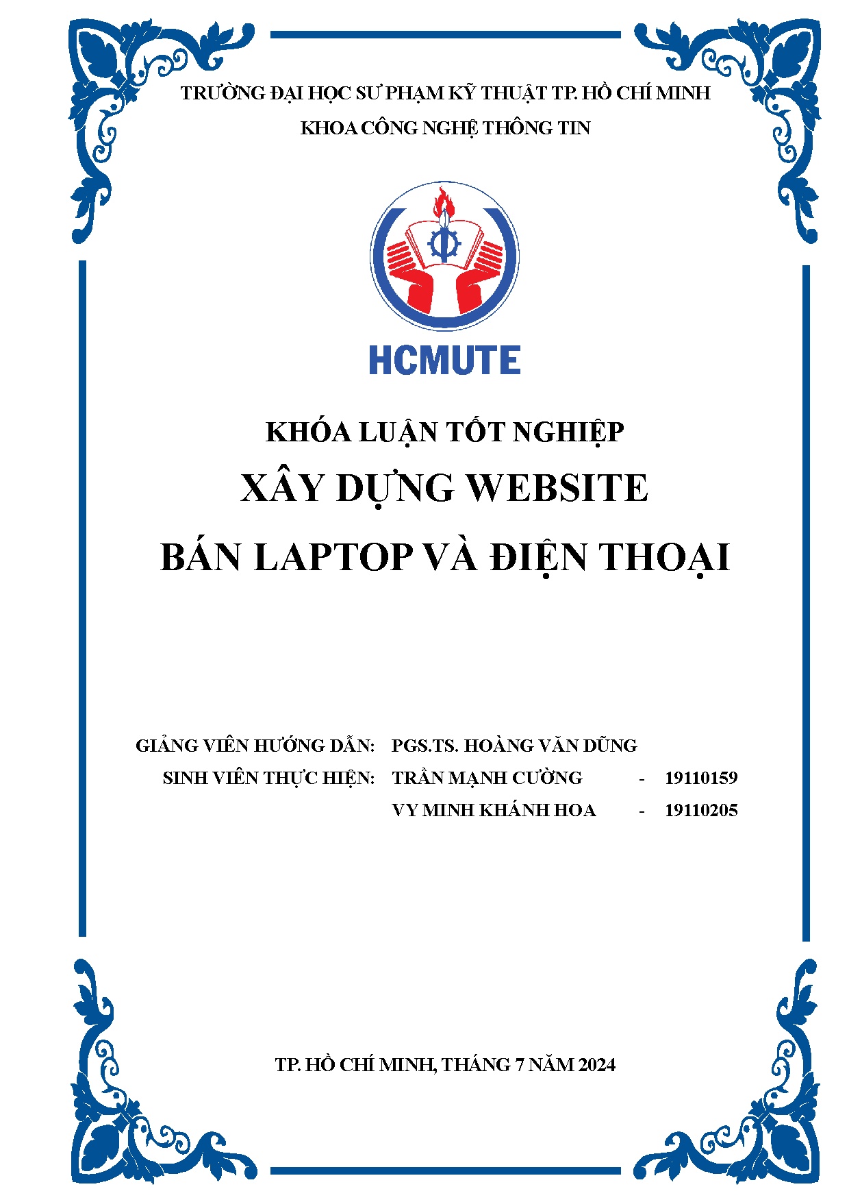 Đồ án tốt nghiệp - Xây dựng website bán laptop và điện thoại