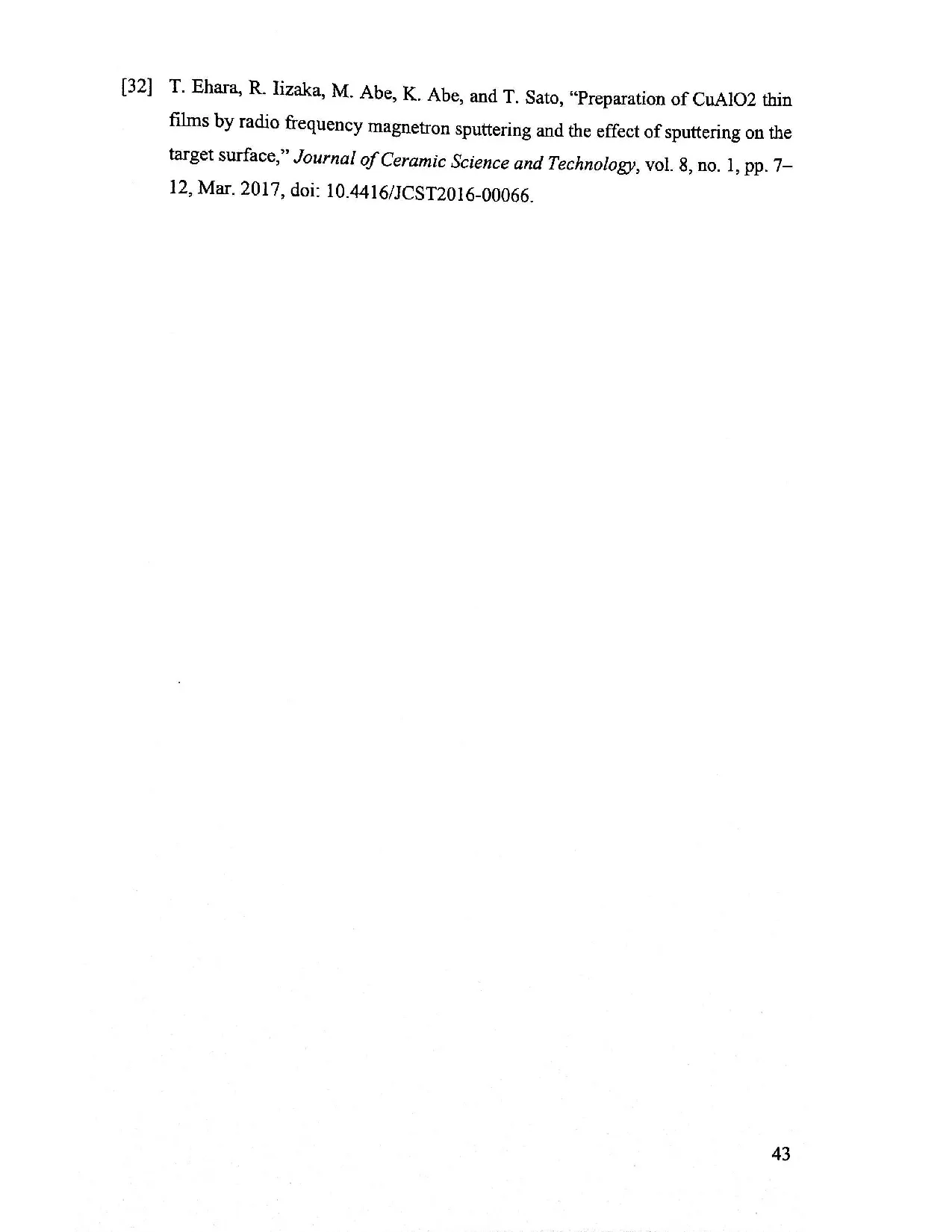 Đồ án tốt nghiệp - Chế tạo và khảo sát tính chất màng Delafossite CuAlO2 bằng phương pháp PXMRF ( - Trang 58