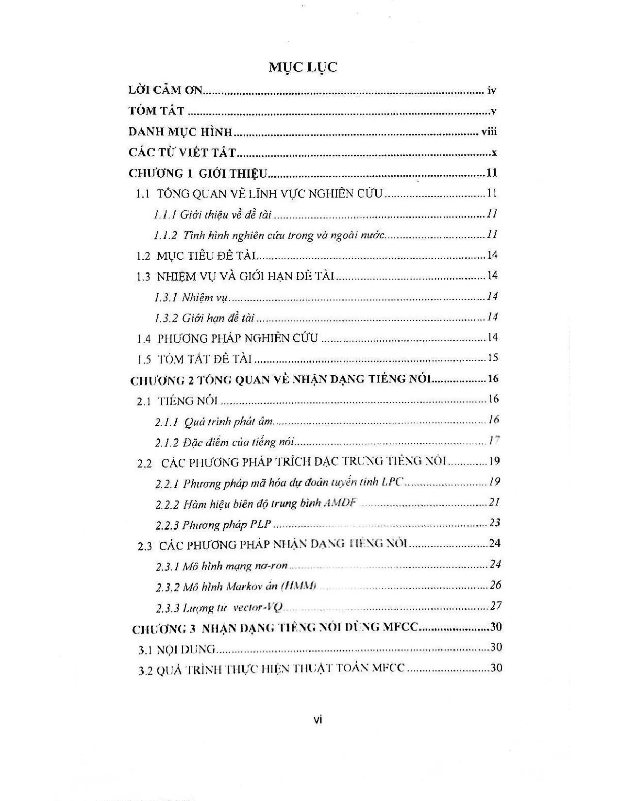 Đồ án tốt nghiệp - Nhận dạng tiếng nói trên KIT C6713 và ứng dụng trong điều khiển - Trang 4