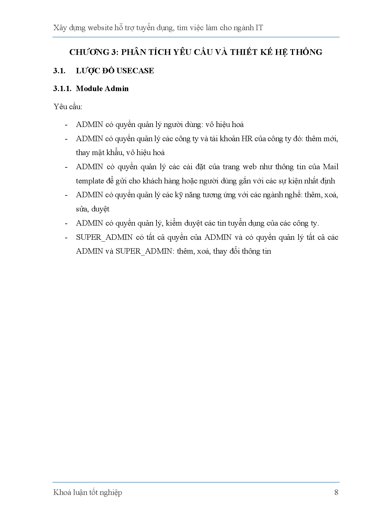 Đồ án tốt nghiệp - Xây dựng Website hỗ trợ tuyển dụng và tìm việc làm cho ngành IT - Trang 27